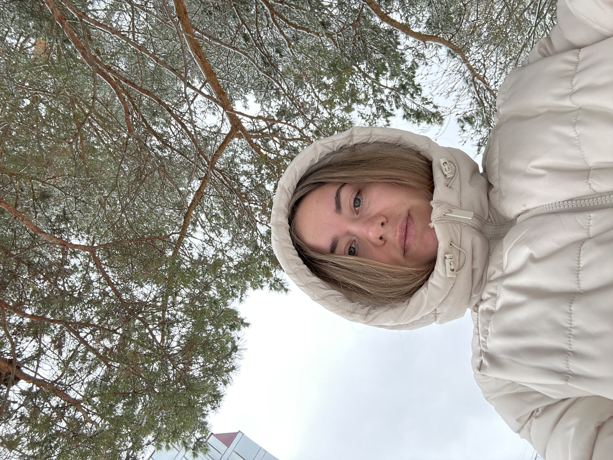 Morning domestic life documented in snowy Chaikovsky, Russia