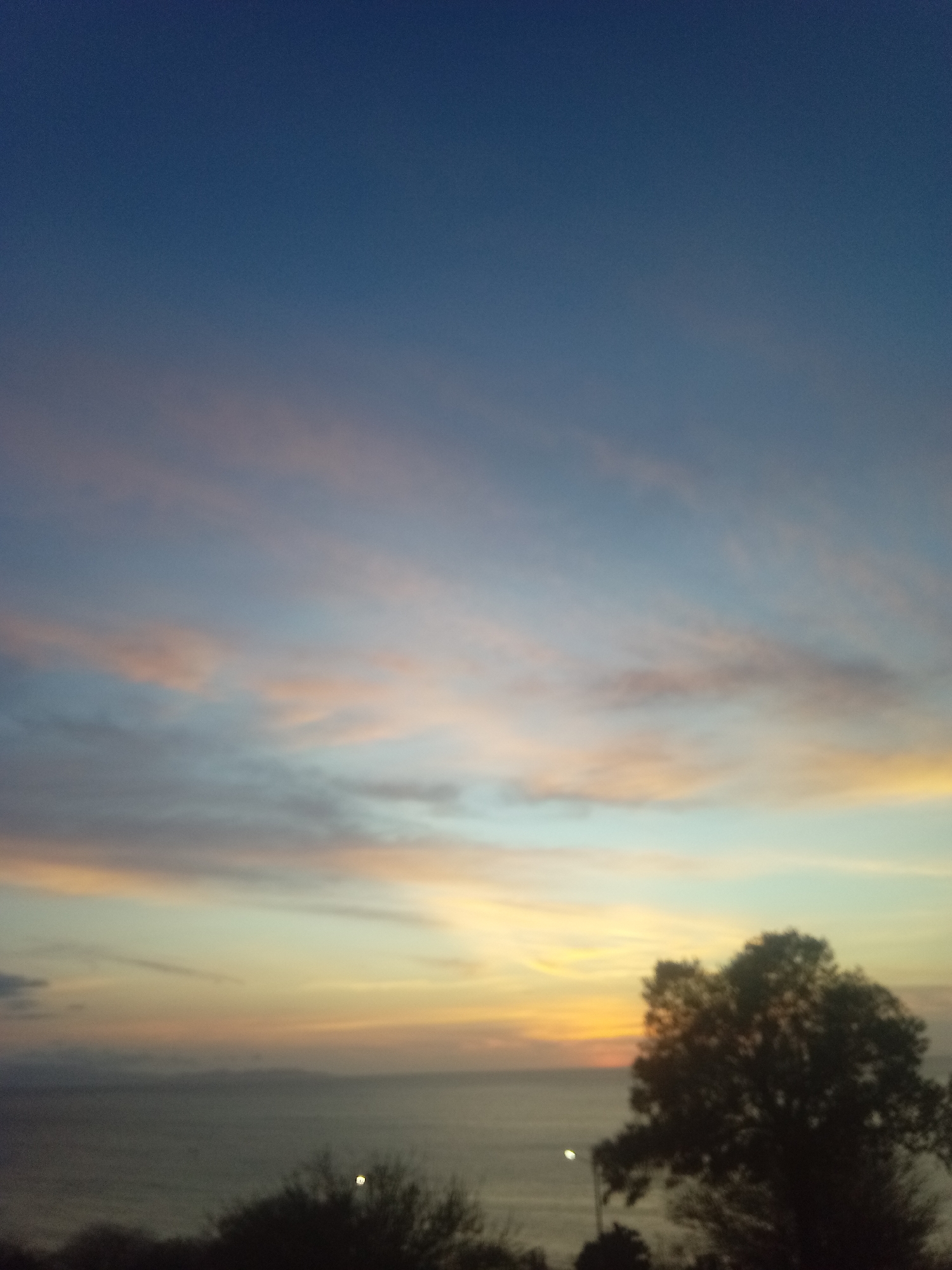 Sunset documented across Juan Griego coastline by multiple witnesses