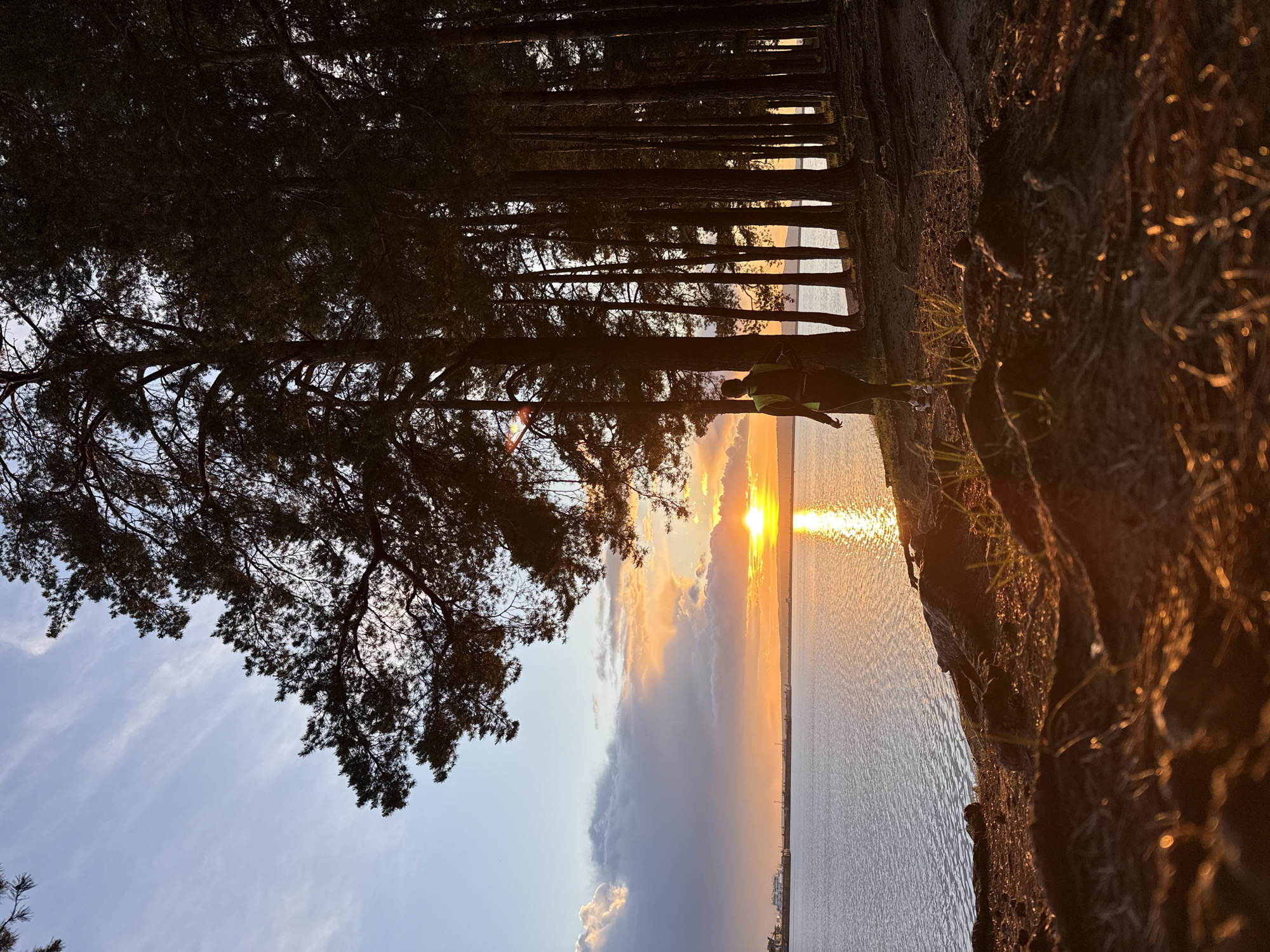 Sunset gathering documented along Kama River in Chaikovsky, Russia