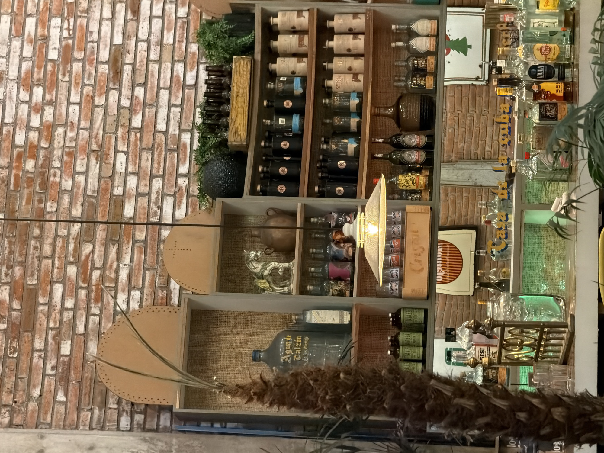 Rustic bar interior documented in San Andrés Cholula