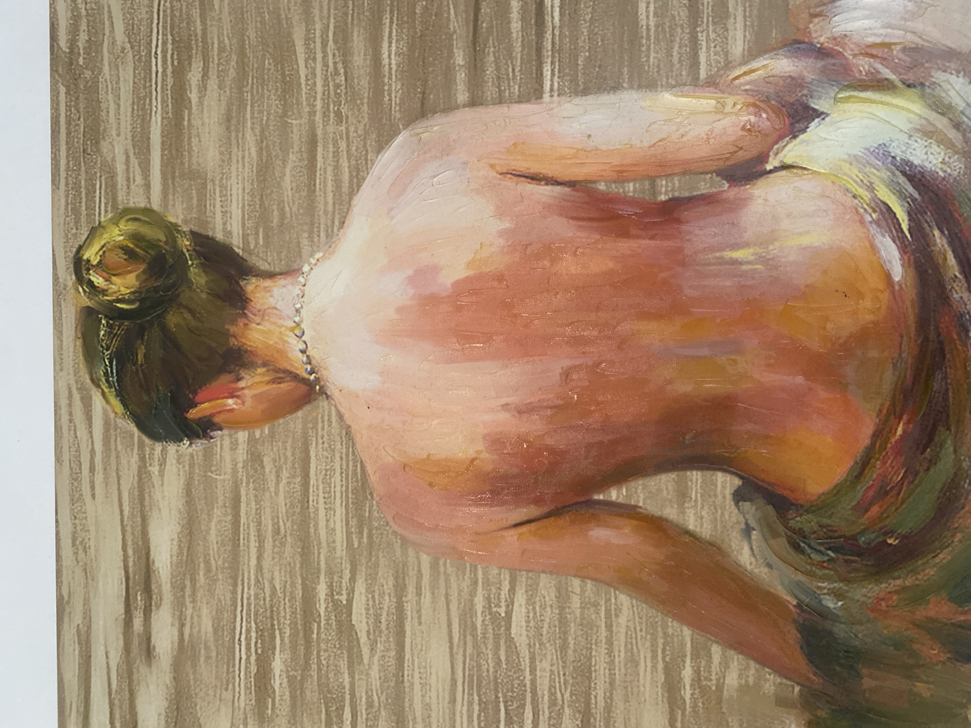 Art gallery visit and chick encounter documented in Nigeria