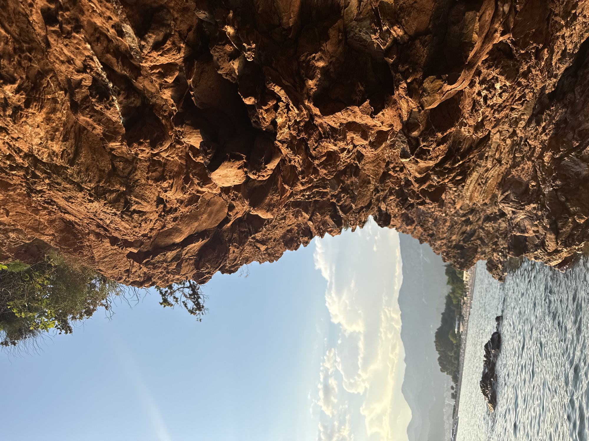 Golden hour at Sveti Stefan's rugged Adriatic coastline