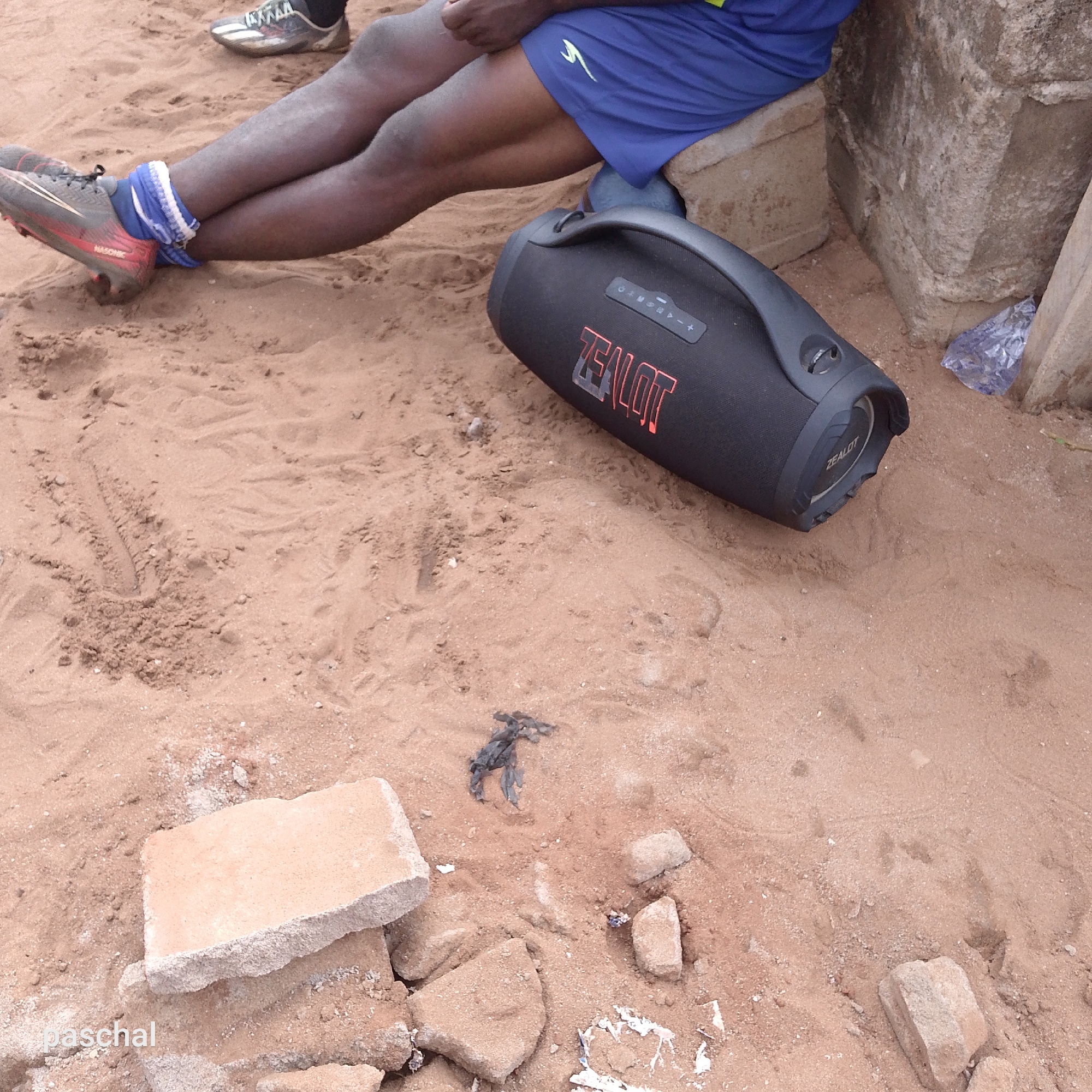 Soccer match draws spectators to dirt field in Ukwu-Abwa