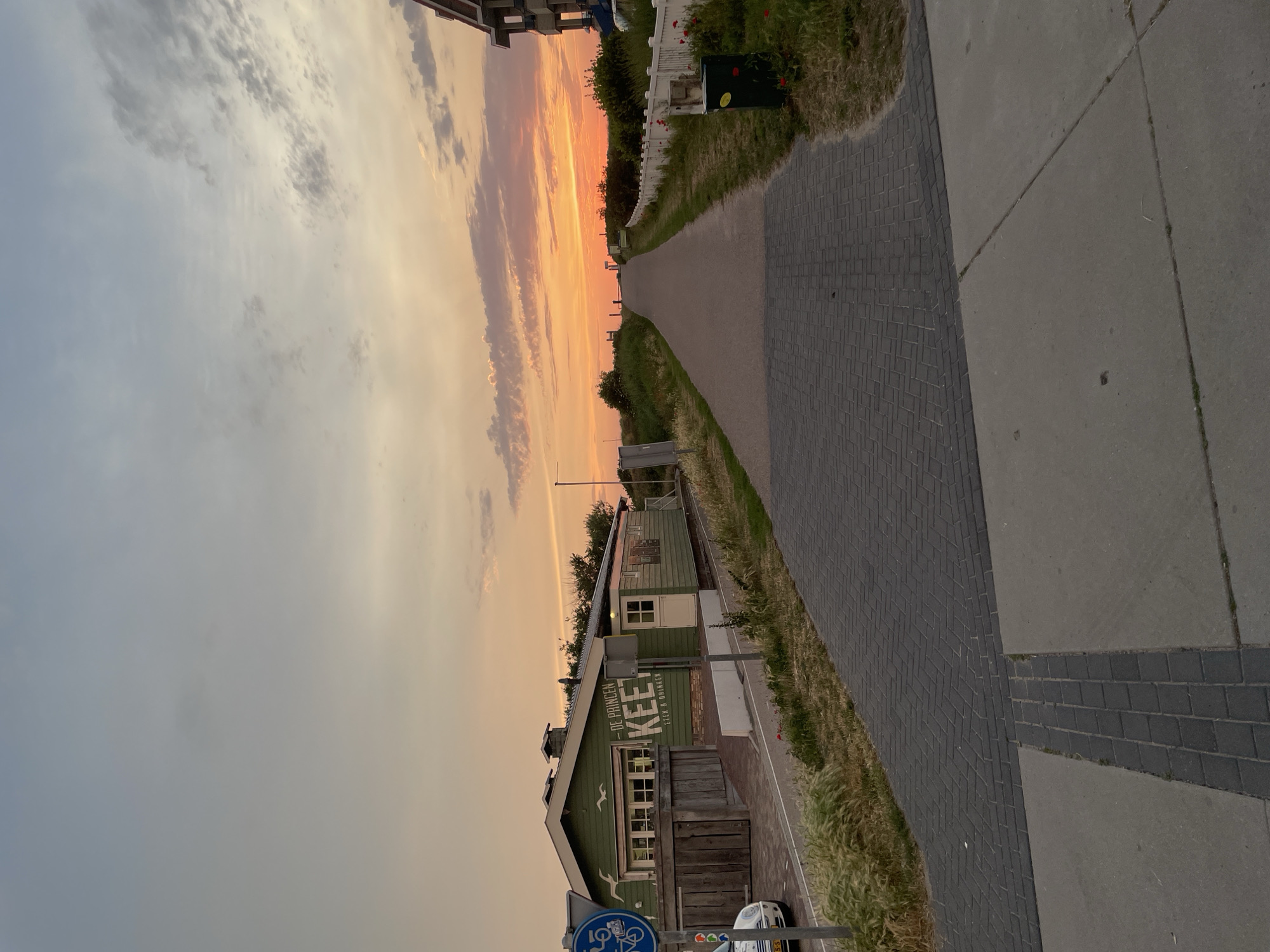 Sunset stroll through Callantsoog, dunes to Dutch farmhouses