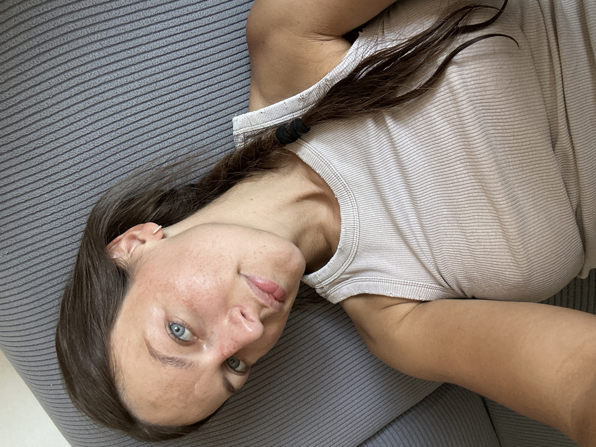 Lazy afternoon at home in Montenegro — lounging, selfies, cooking.