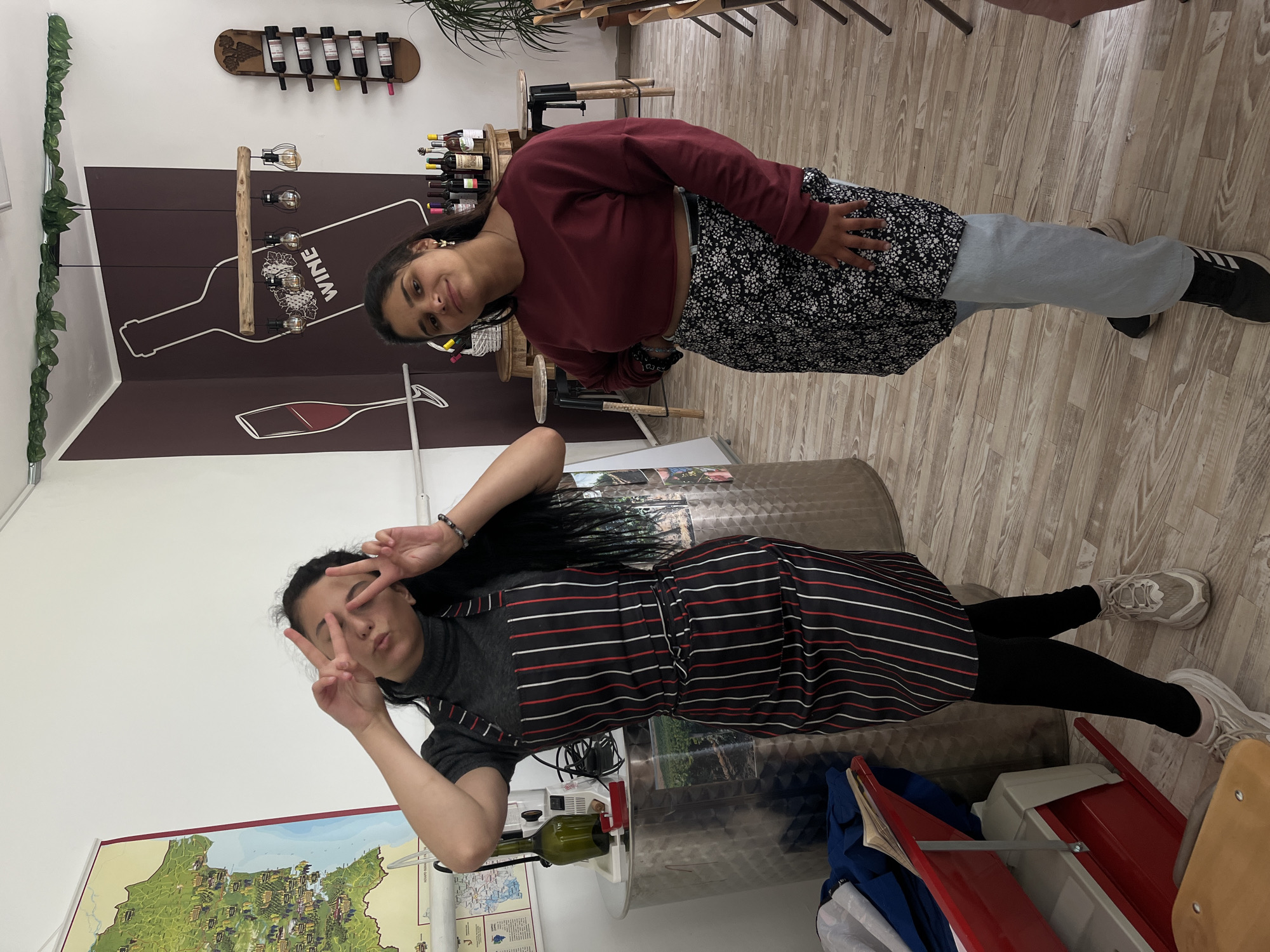 Young people share casual moments in Karnobat, Bulgaria