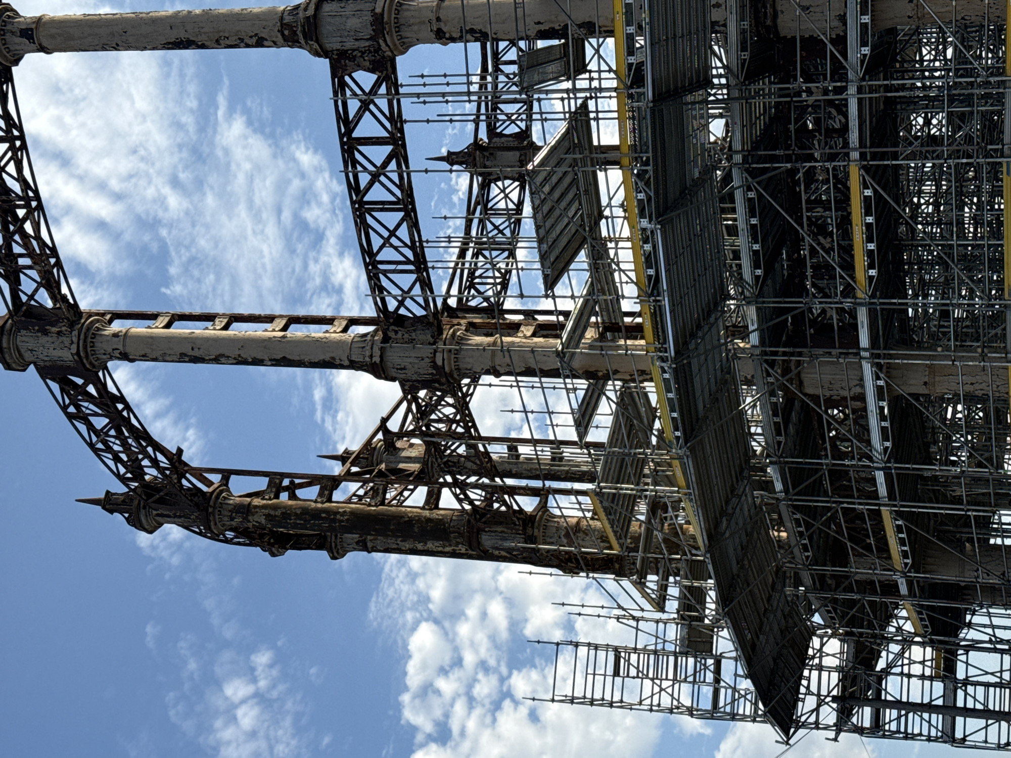 Great Yarmouth's pier and industrial structures deep in renovation