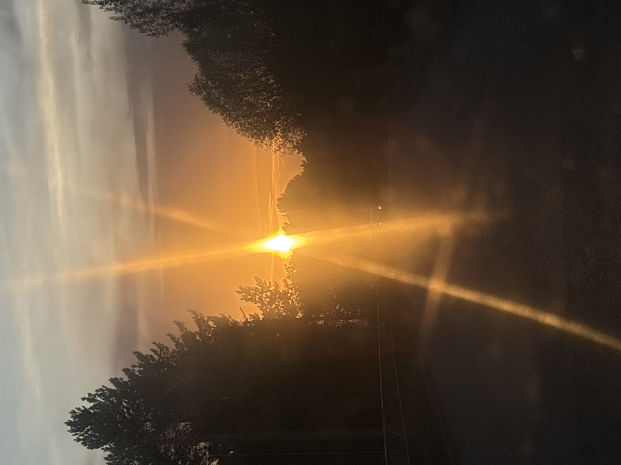Sunset captured near Chaikovsky, Russia on May 14