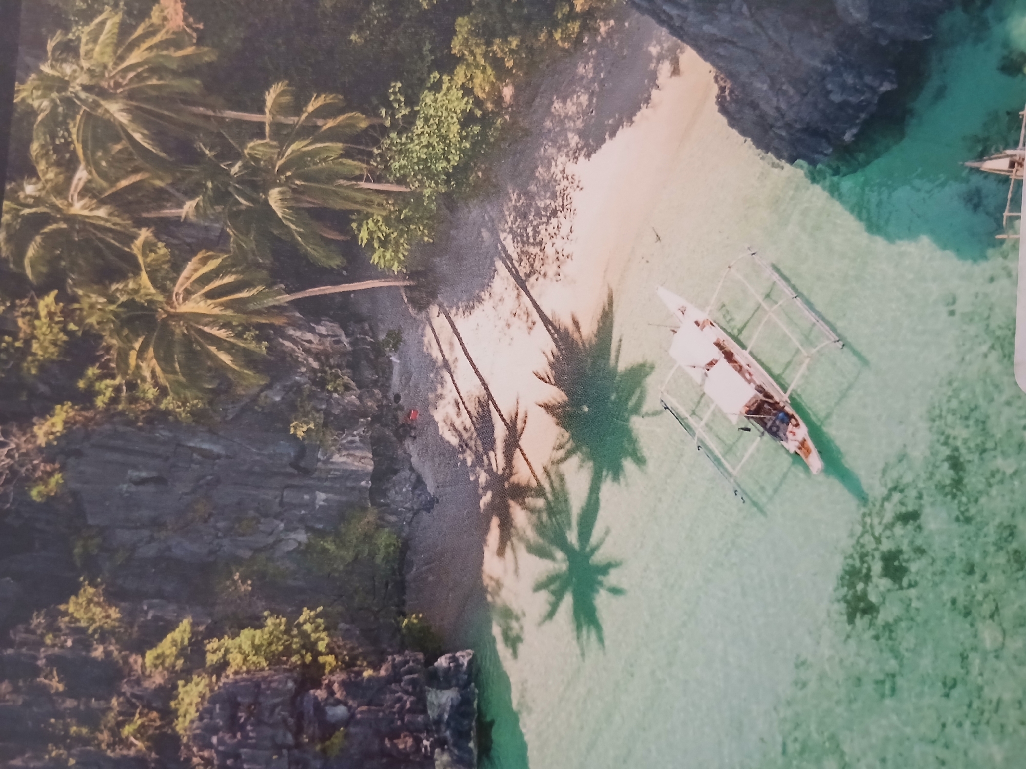 Aerial tropical beach photograph captured in Dupnitsa, Bulgaria