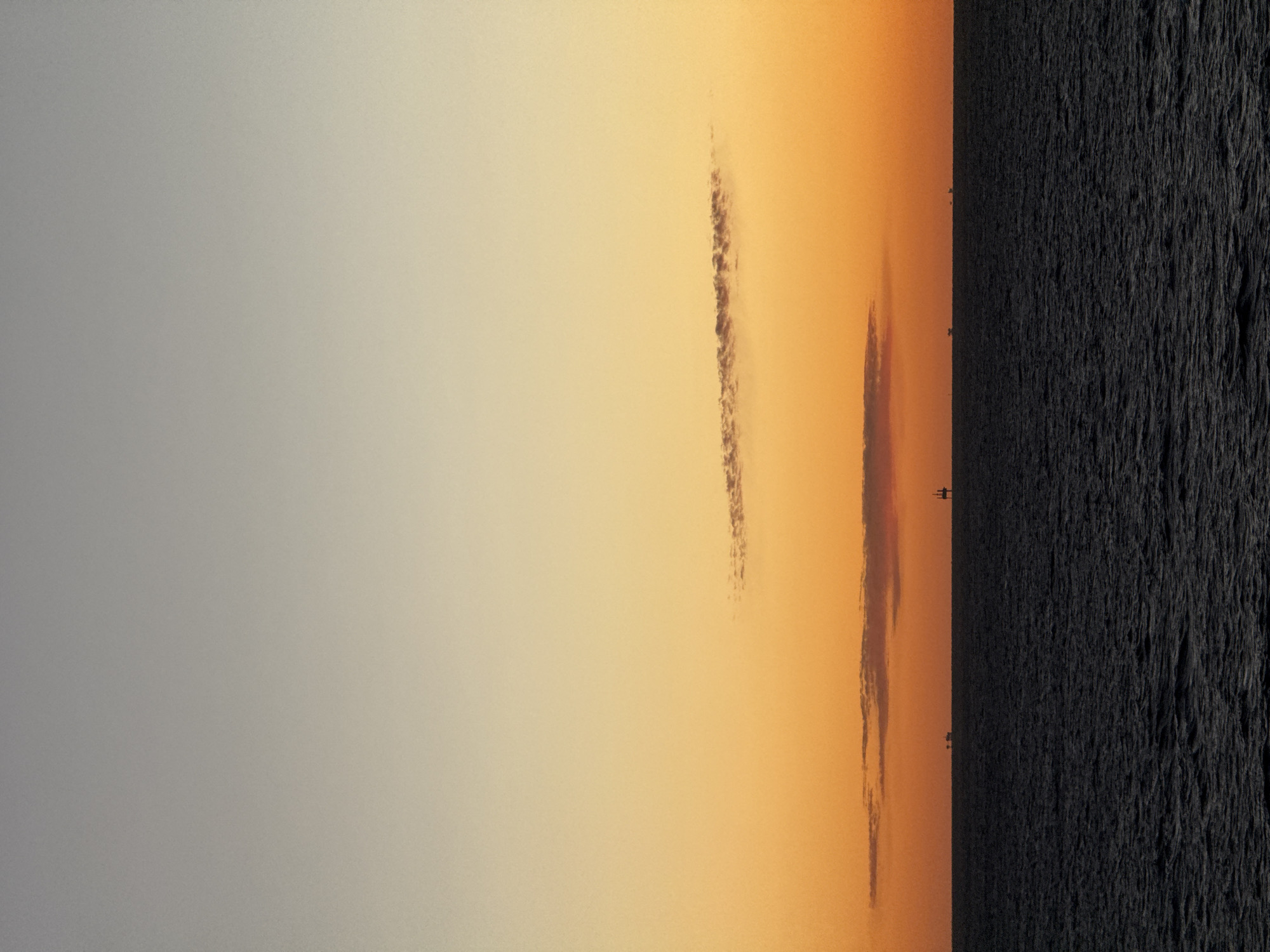 Sunset documented over Gulf waters April 7, 2026