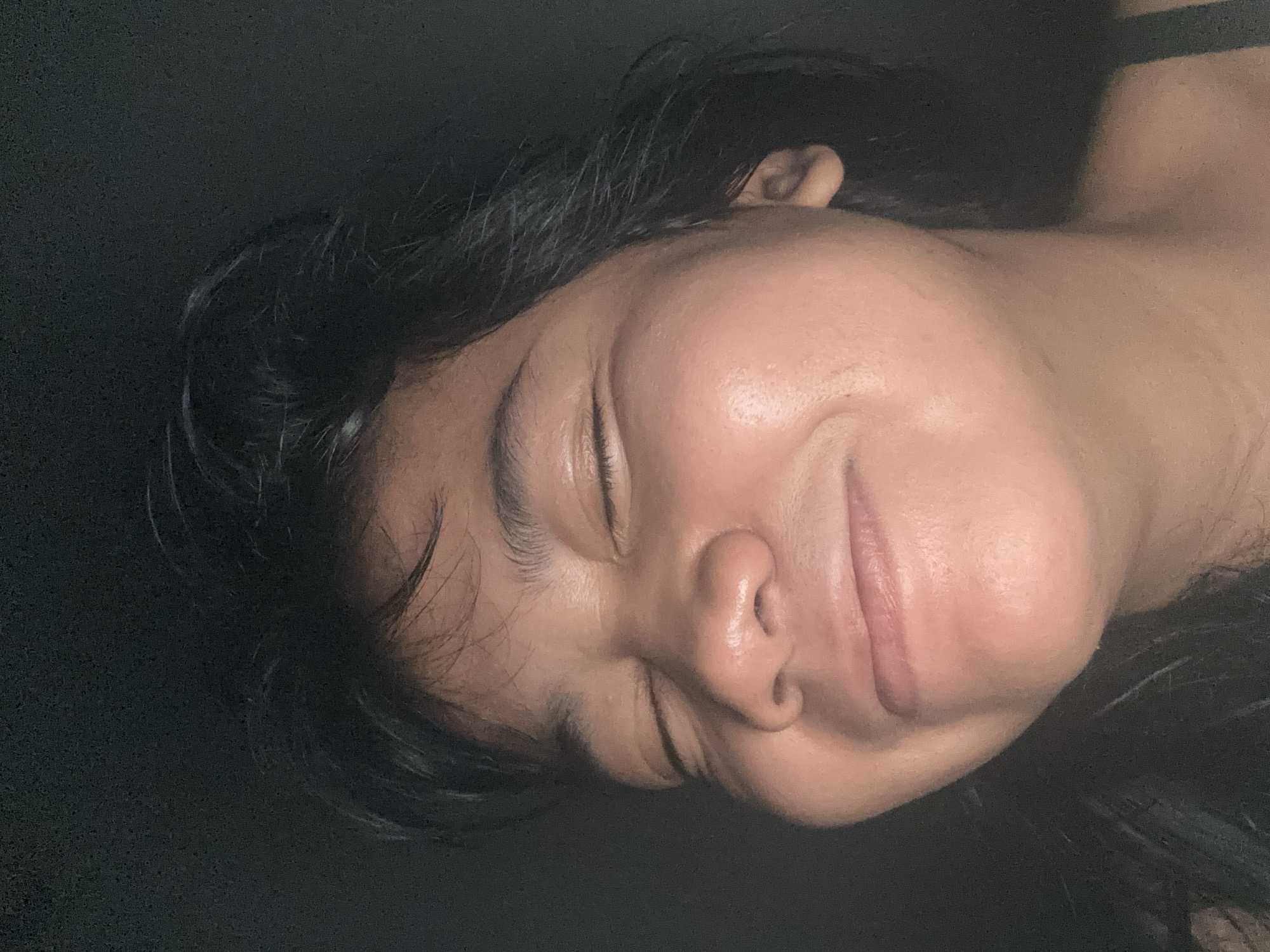 Late-night bedroom selfies and room snapshots in North Jakarta
