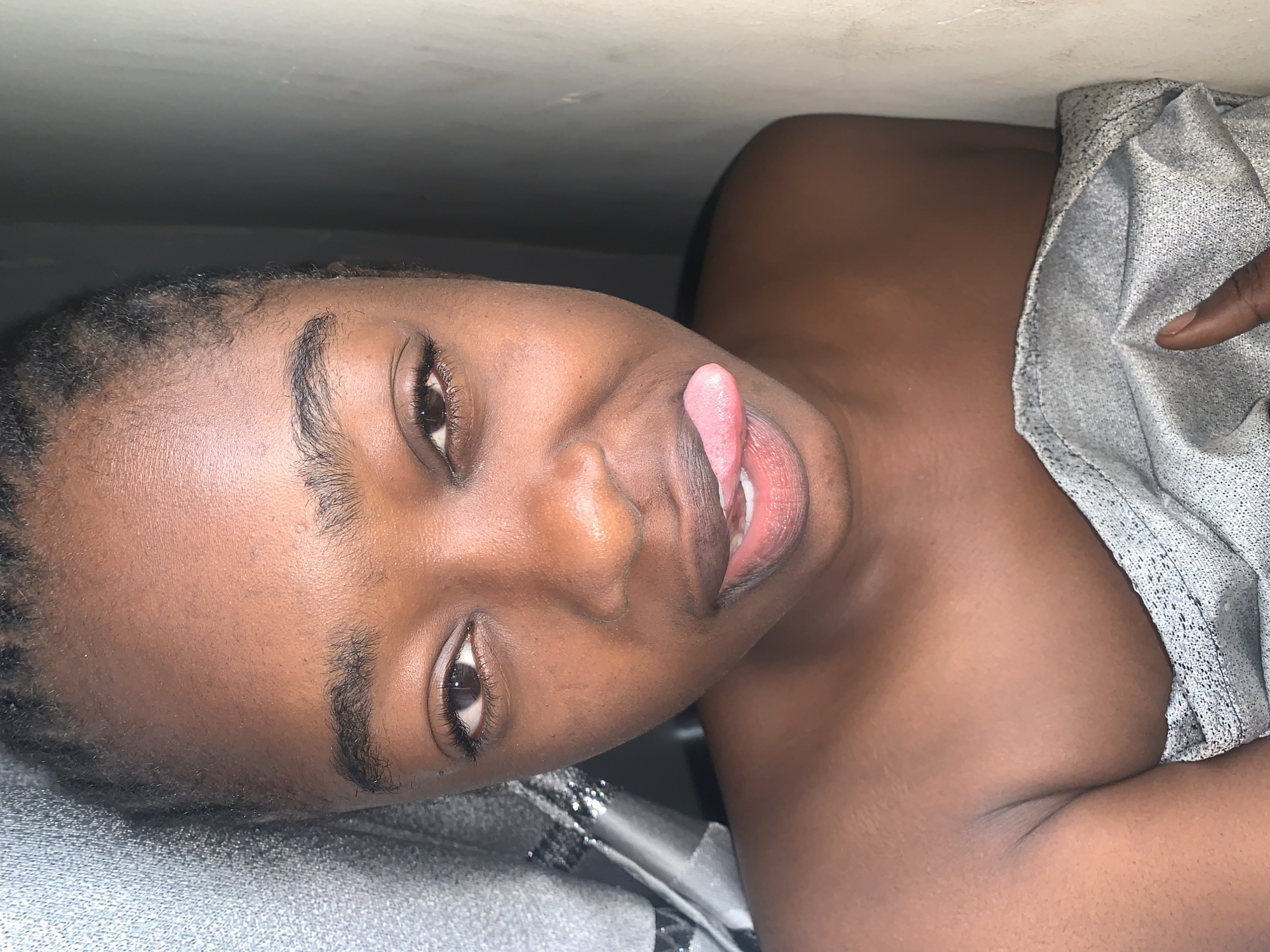 Playful selfie series at home in Rafin Par, Nigeria