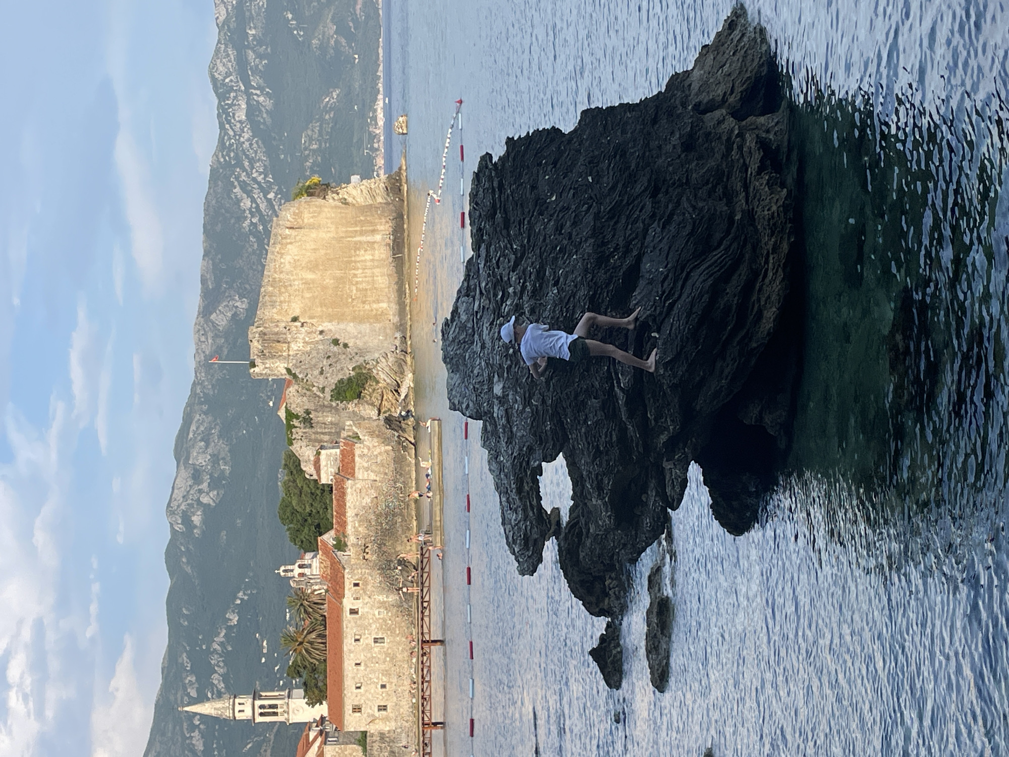 Tourists enjoy coastal activities around Budva Montenegro attractions