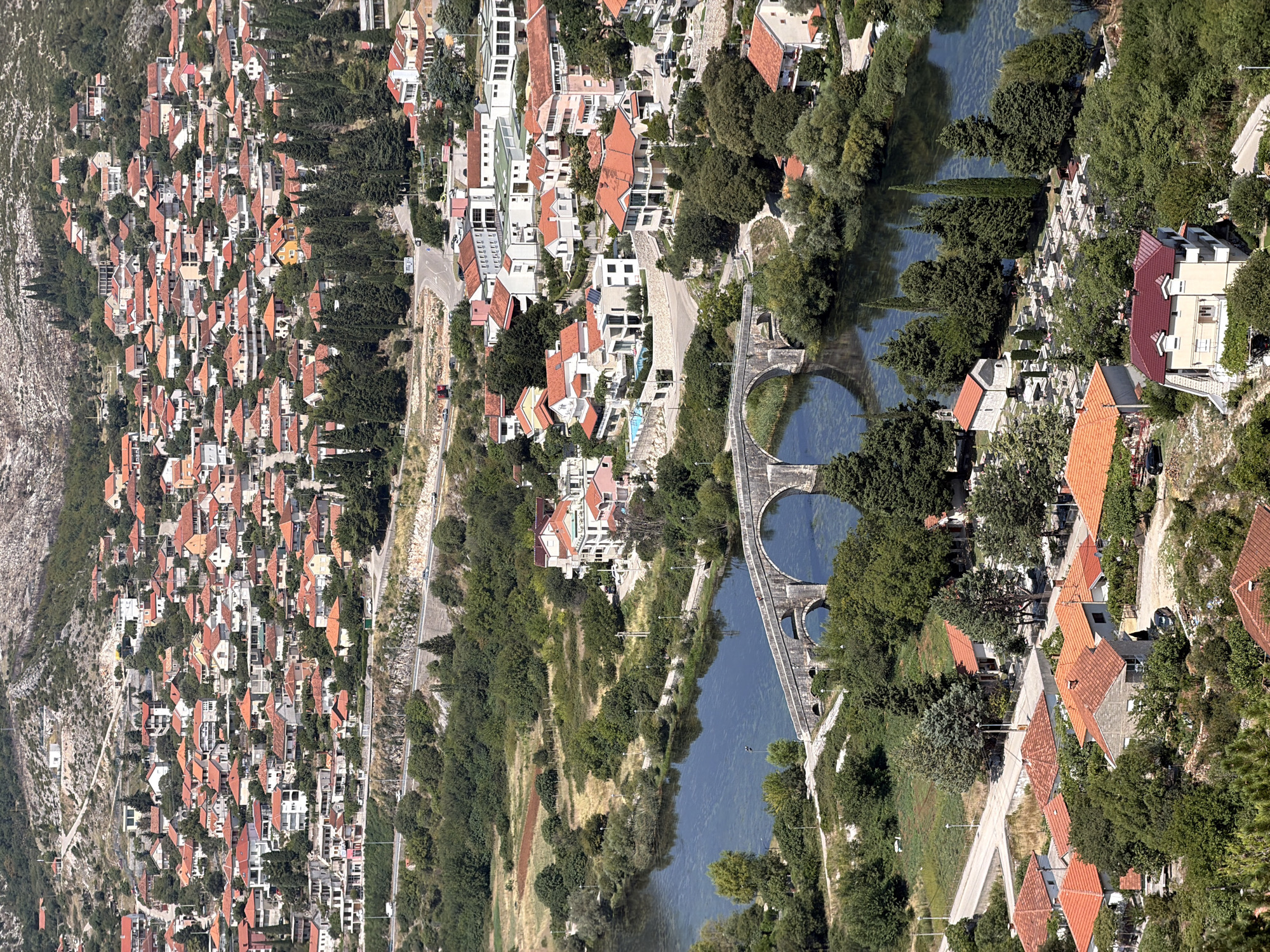 Trebinje river town and hilltop monastery, Bosnia