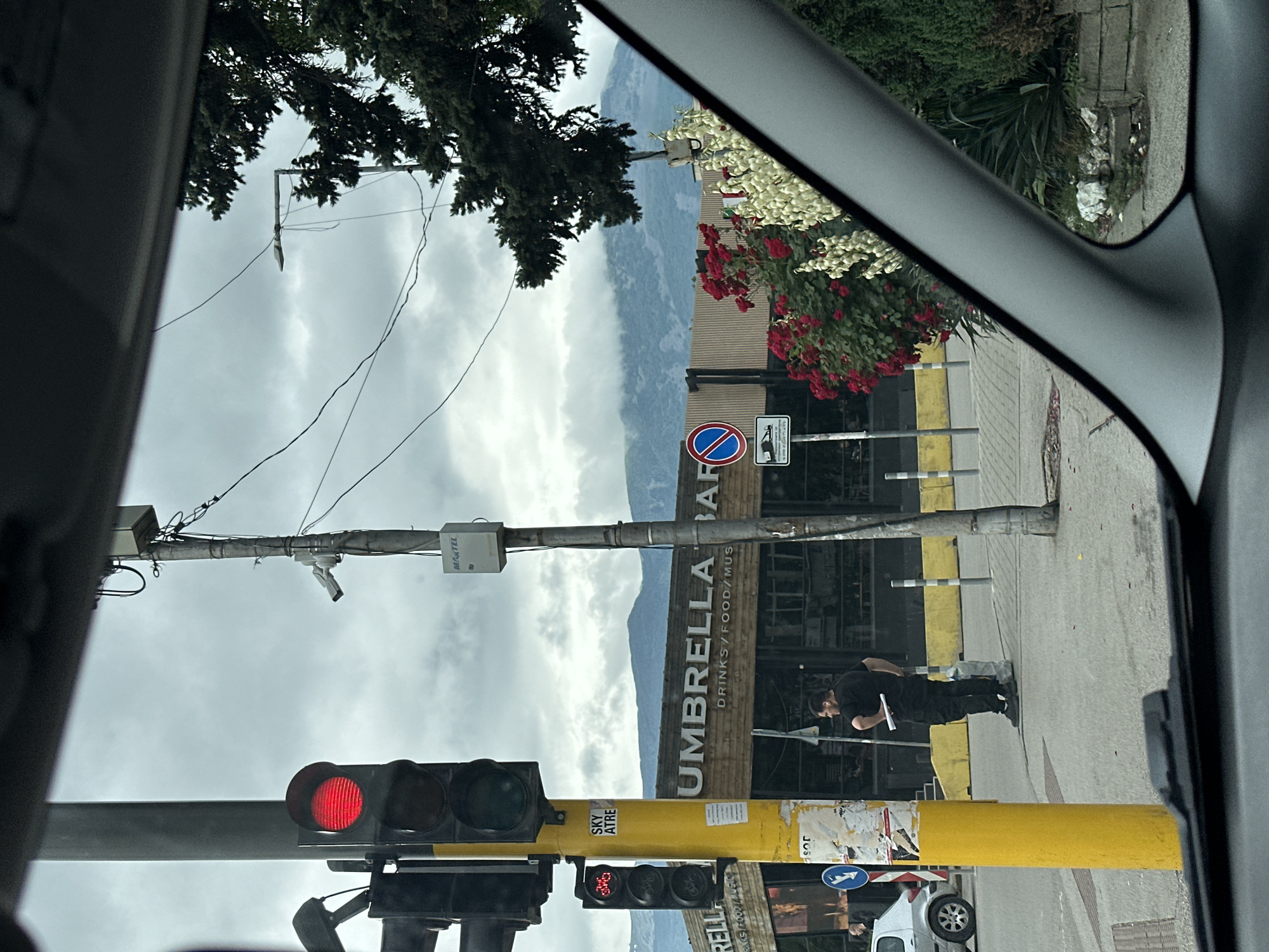 Morning scenes captured across Sofia include selfies and street moments