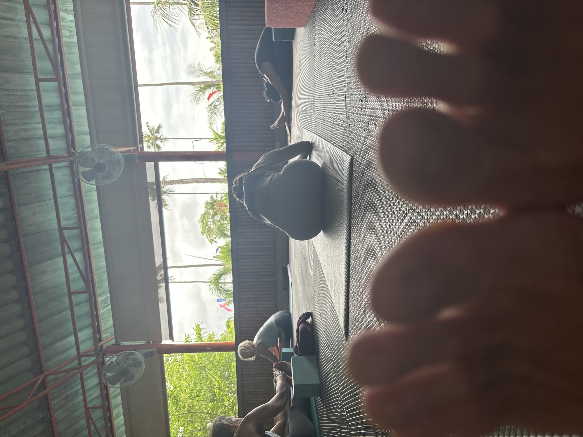 Early morning yoga session held in Rawai studio