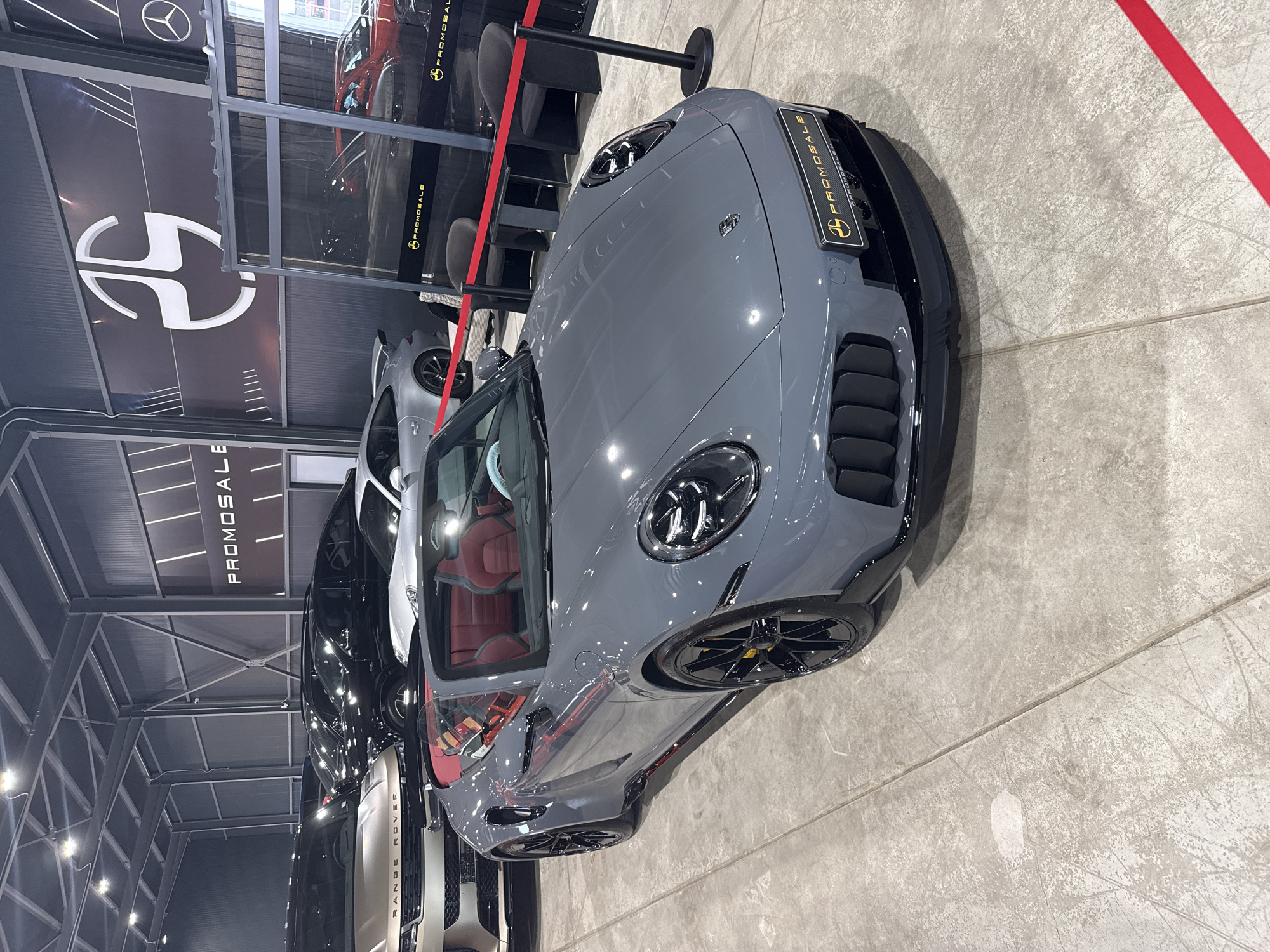Luxury car showroom in Plovdiv features Ferrari, Lamborghini, and more