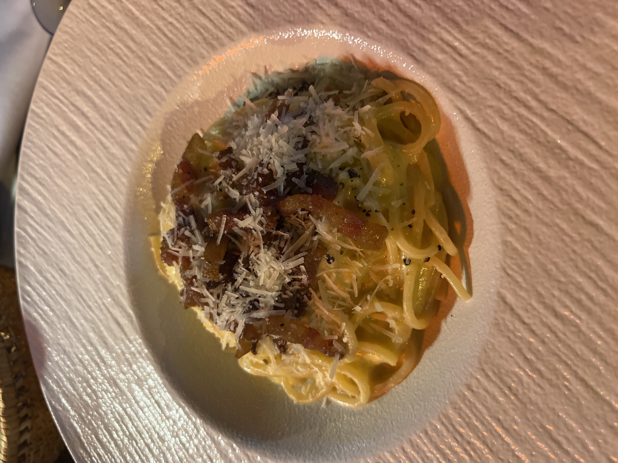 Italian lunch documented in Nha Trang restaurant
