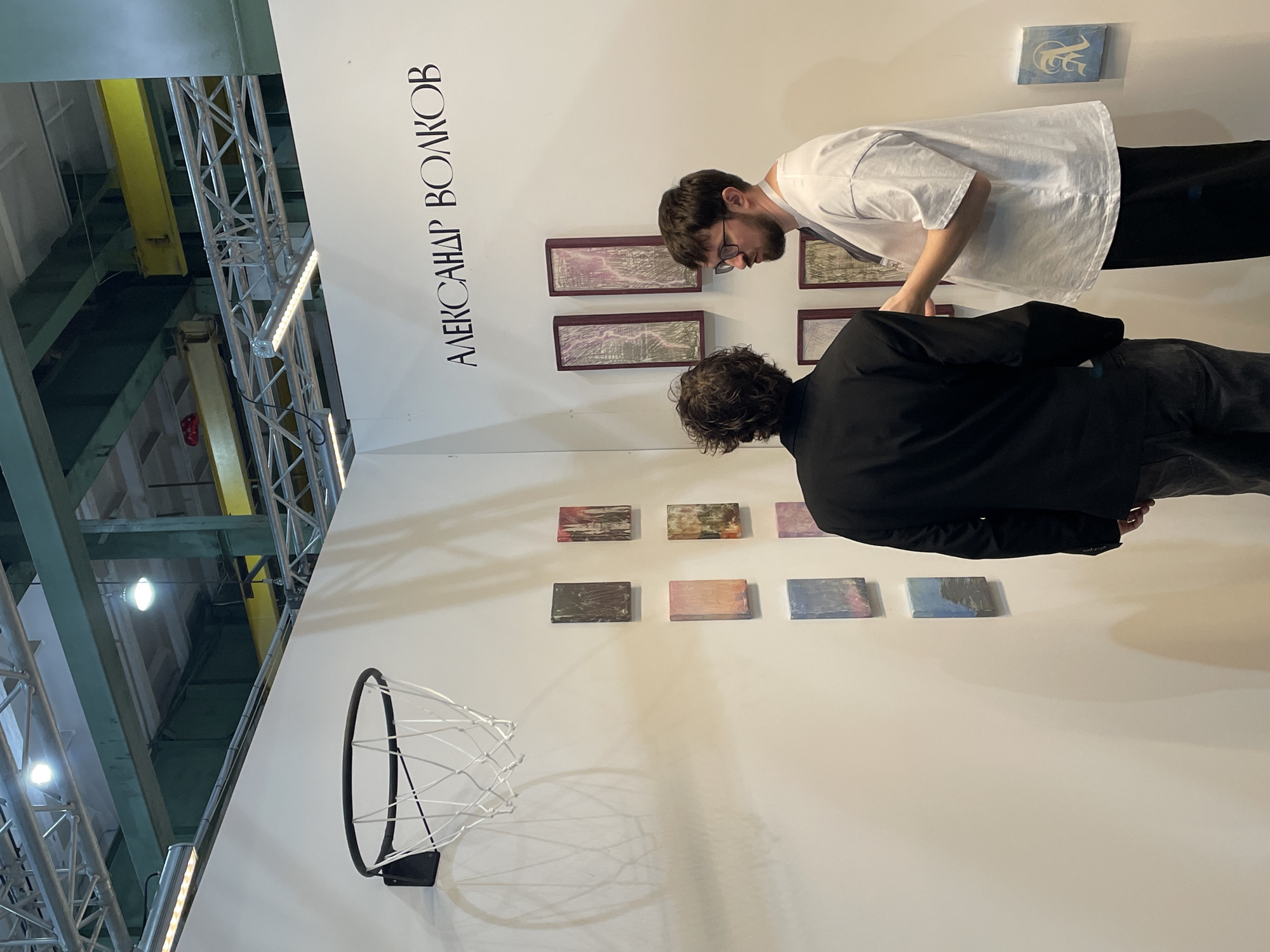 Art exhibition draws visitors to industrial venue in Saint Petersburg