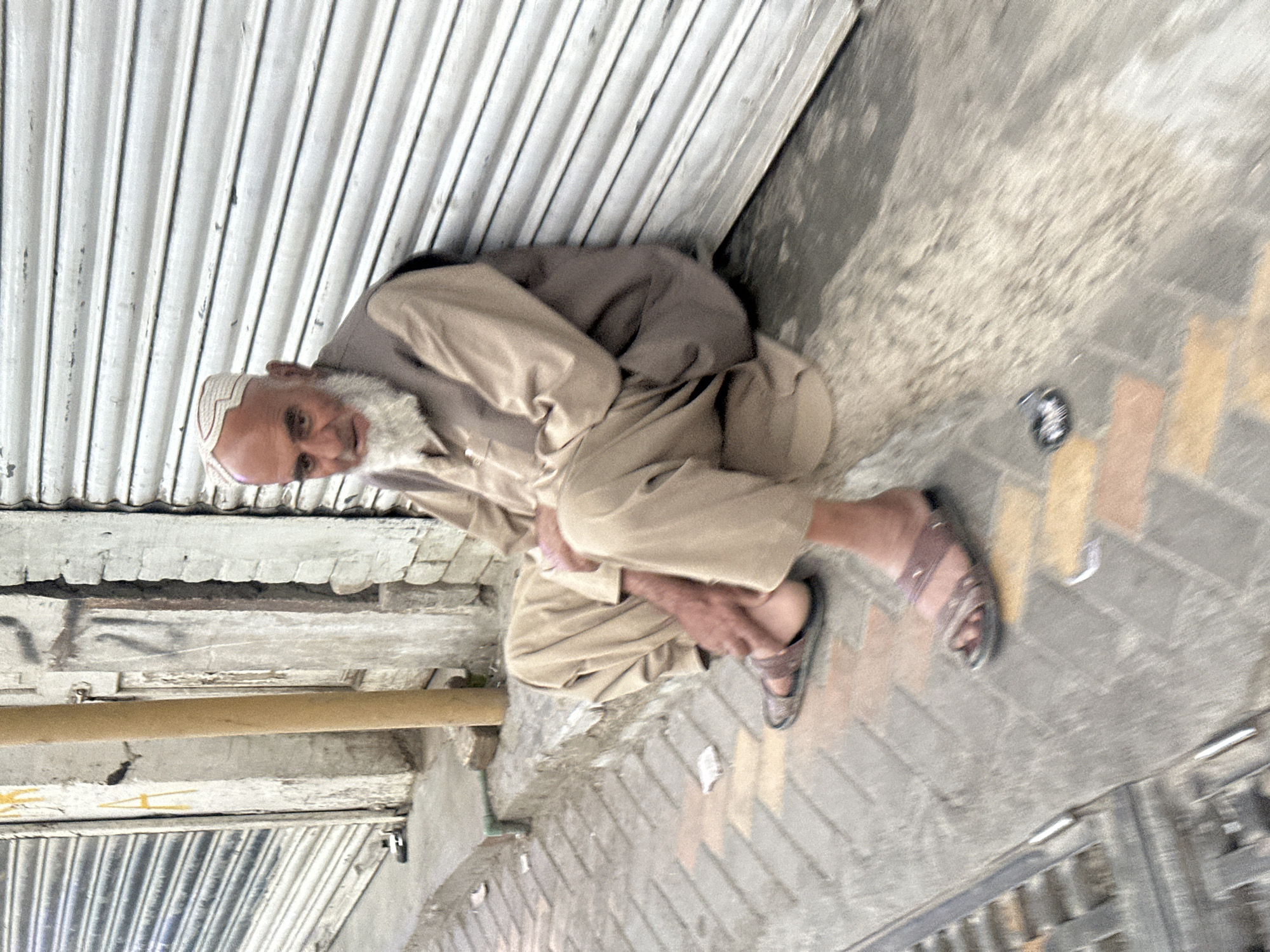 Elderly man observed in traditional dress around Quetta City