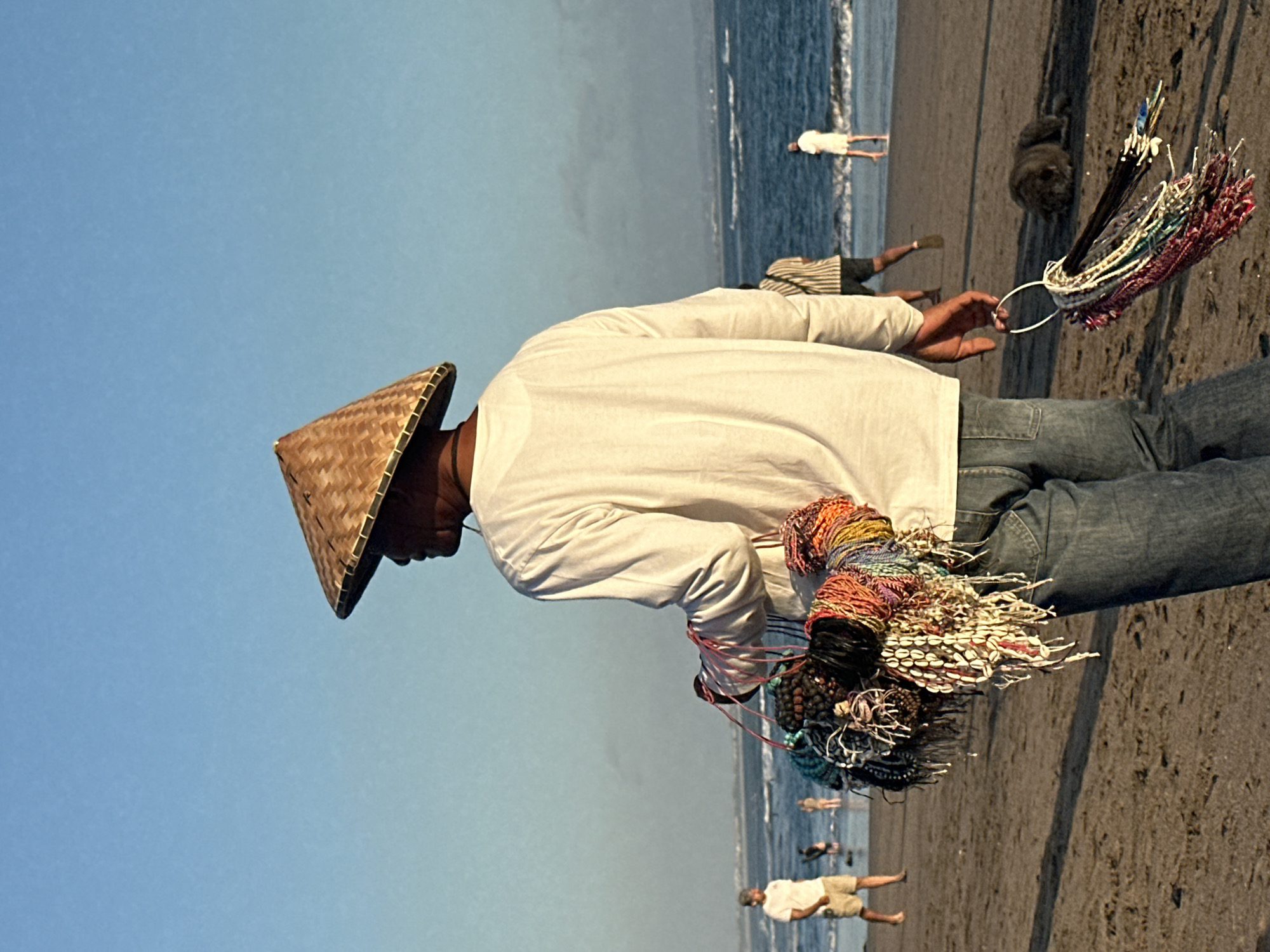 Morning life on Kuta Beach, Bali