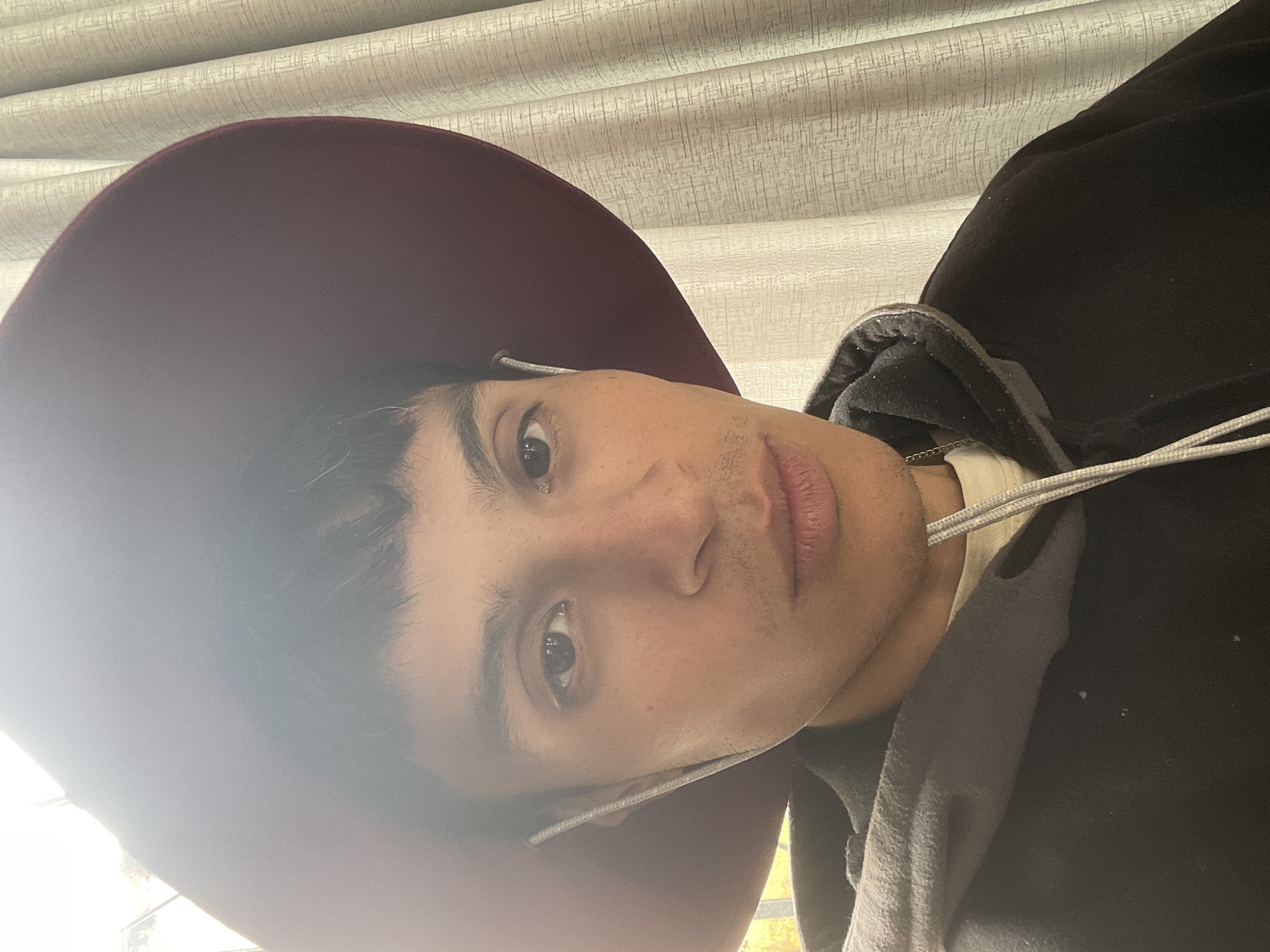 Tourist takes indoor selfie in Cuzco, Peru
