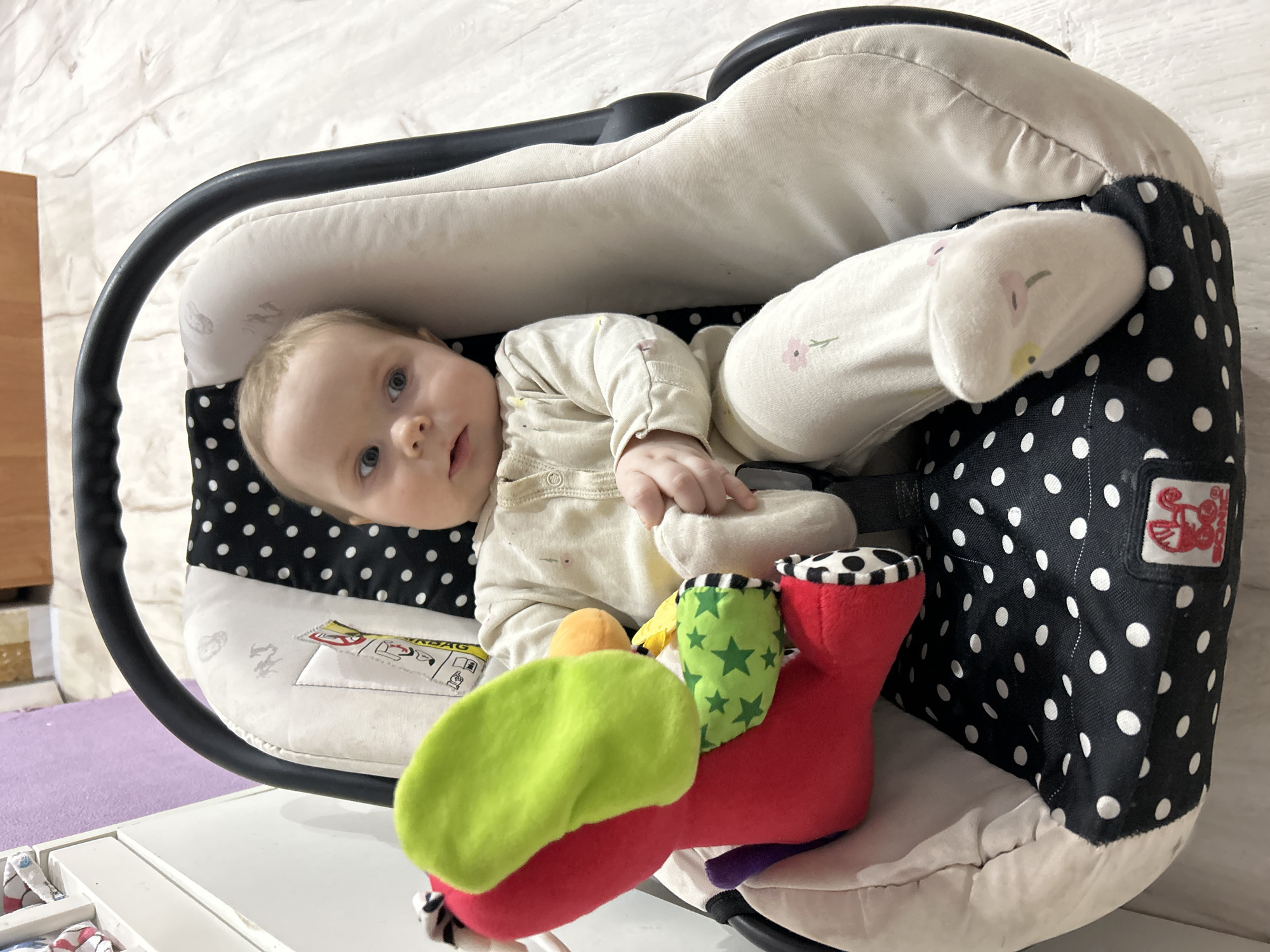 Baby care scenes documented in Rusalevka, Russia