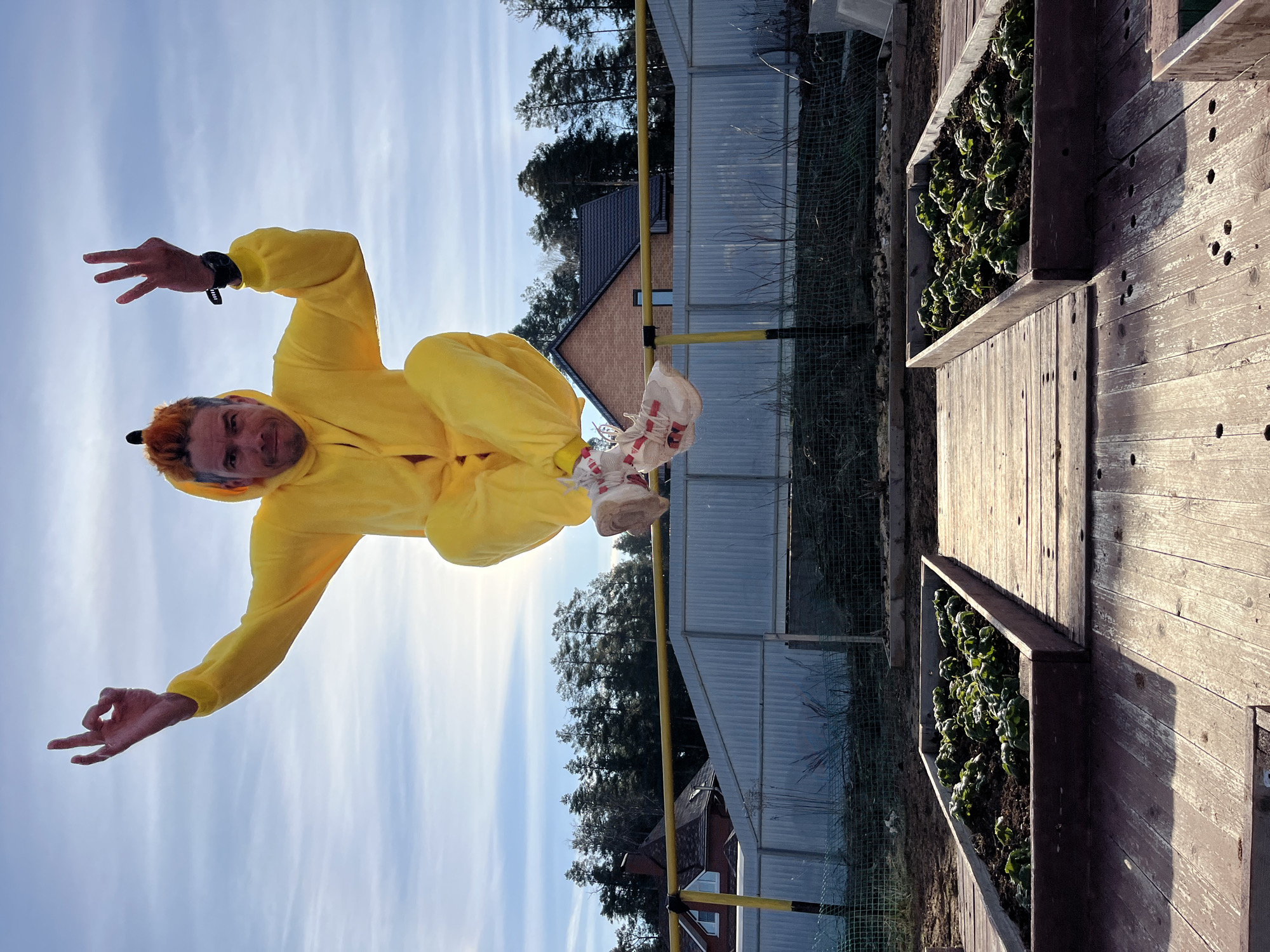 Man in Pikachu costume performs acrobatics in Chaikovsky, Russia