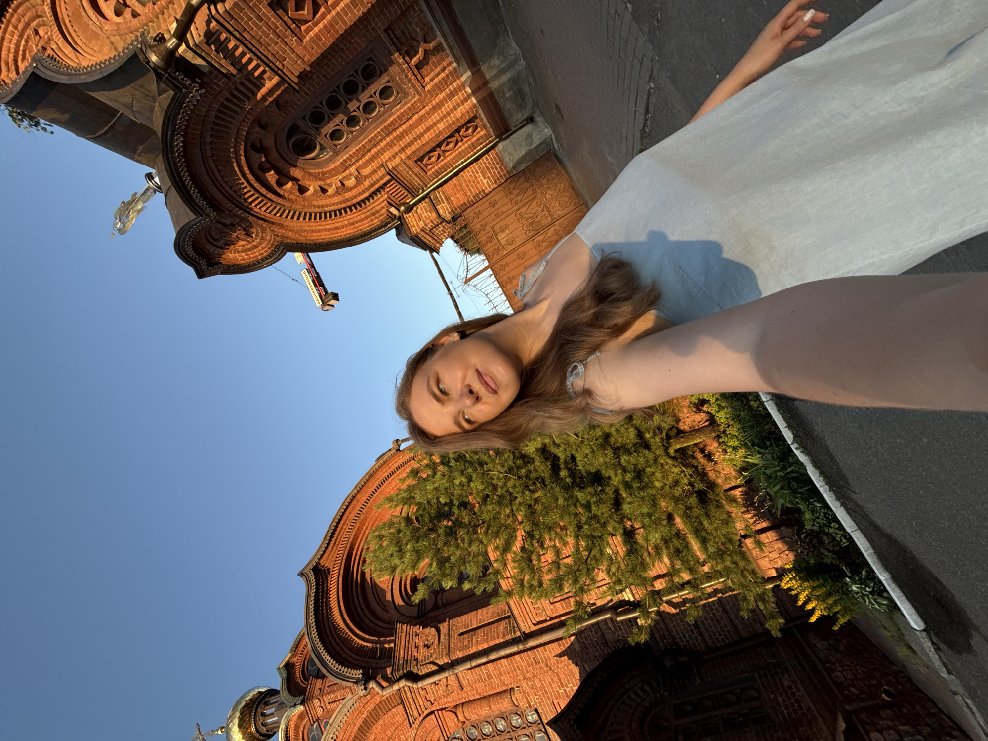 Family documents afternoon outing in historic Vladimir, Russia