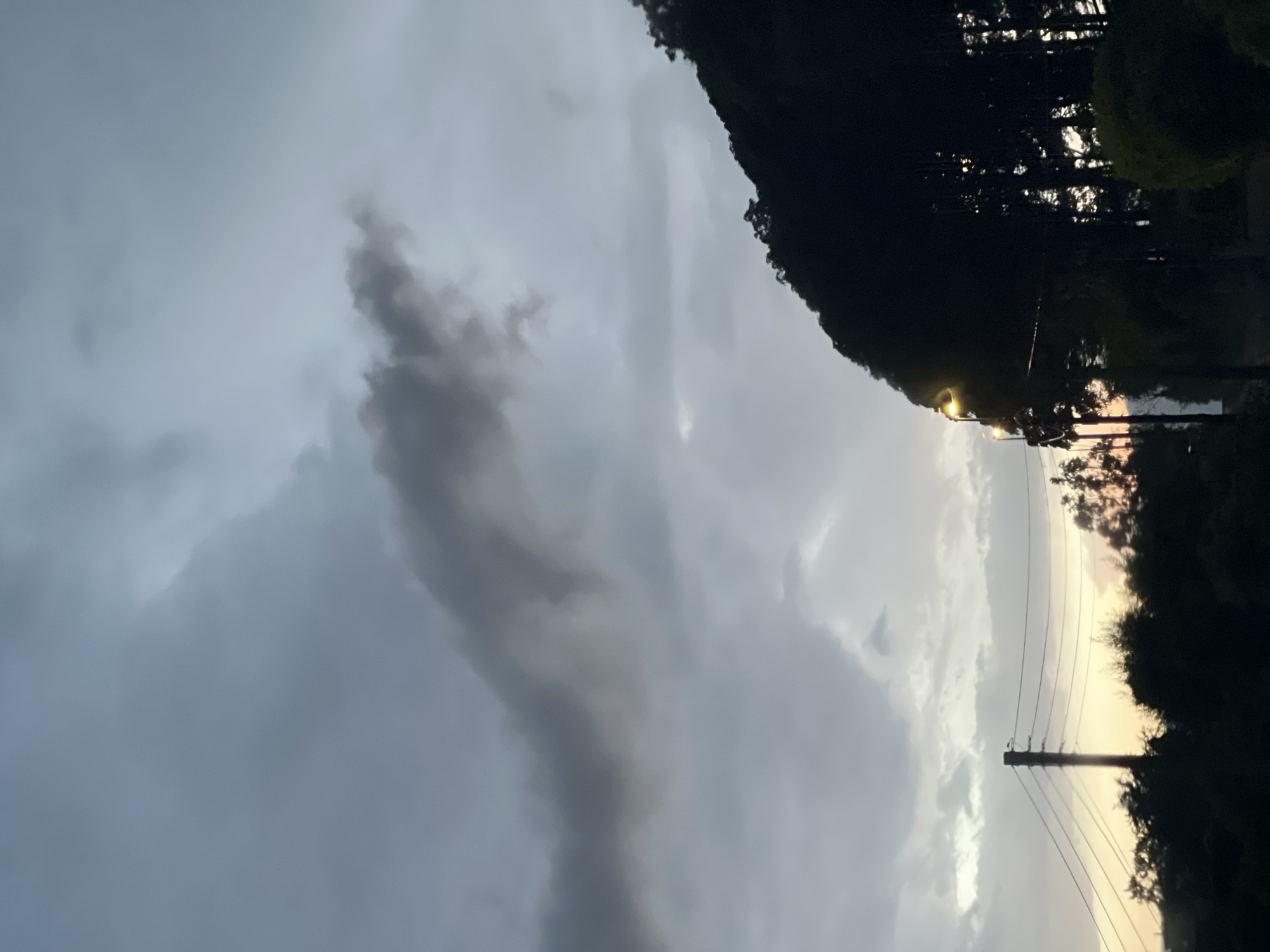 Wet evening roads and heavy skies in Mountcharles, Ireland