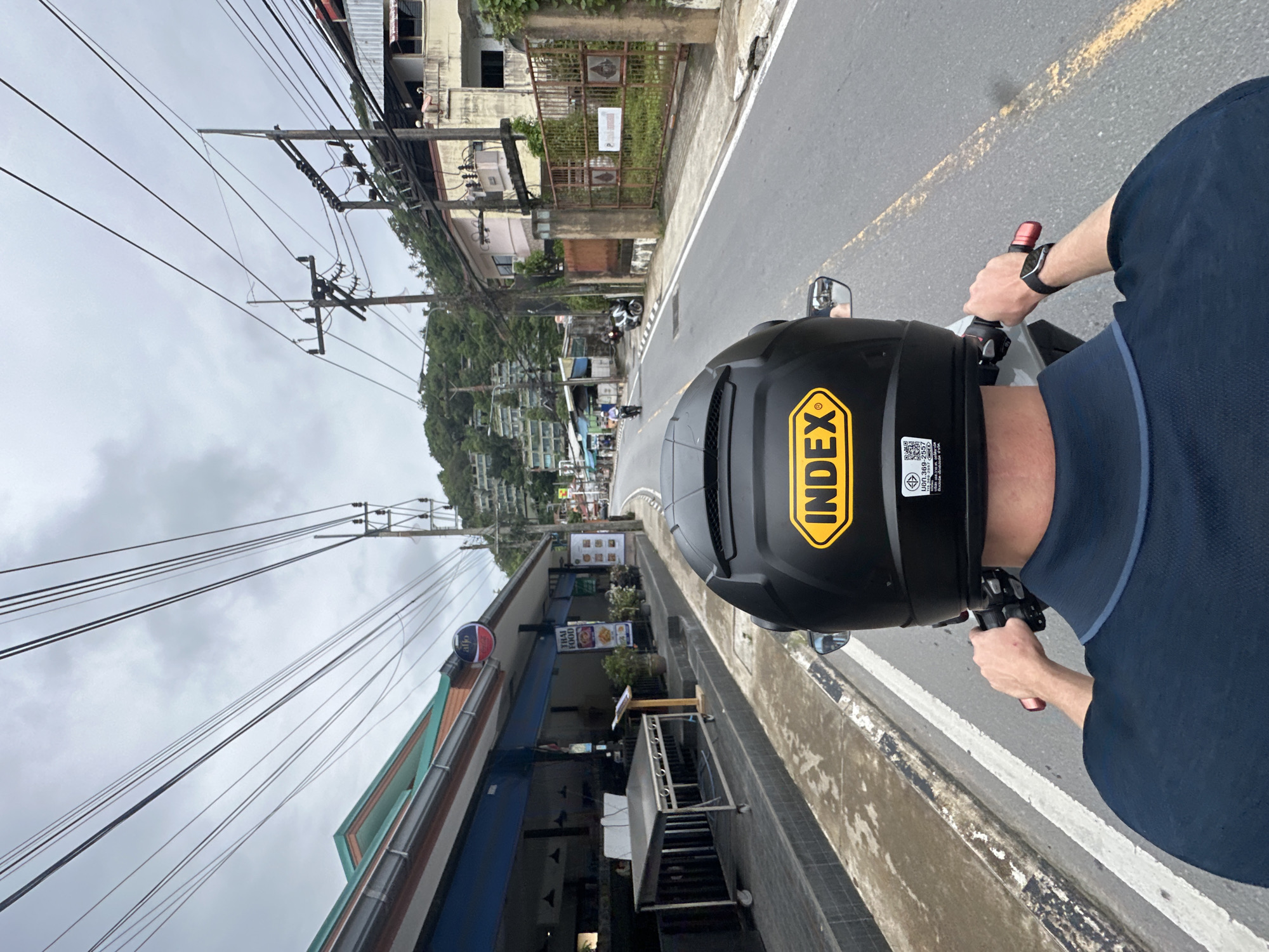 Morning ride and café stops around Karon, Thailand