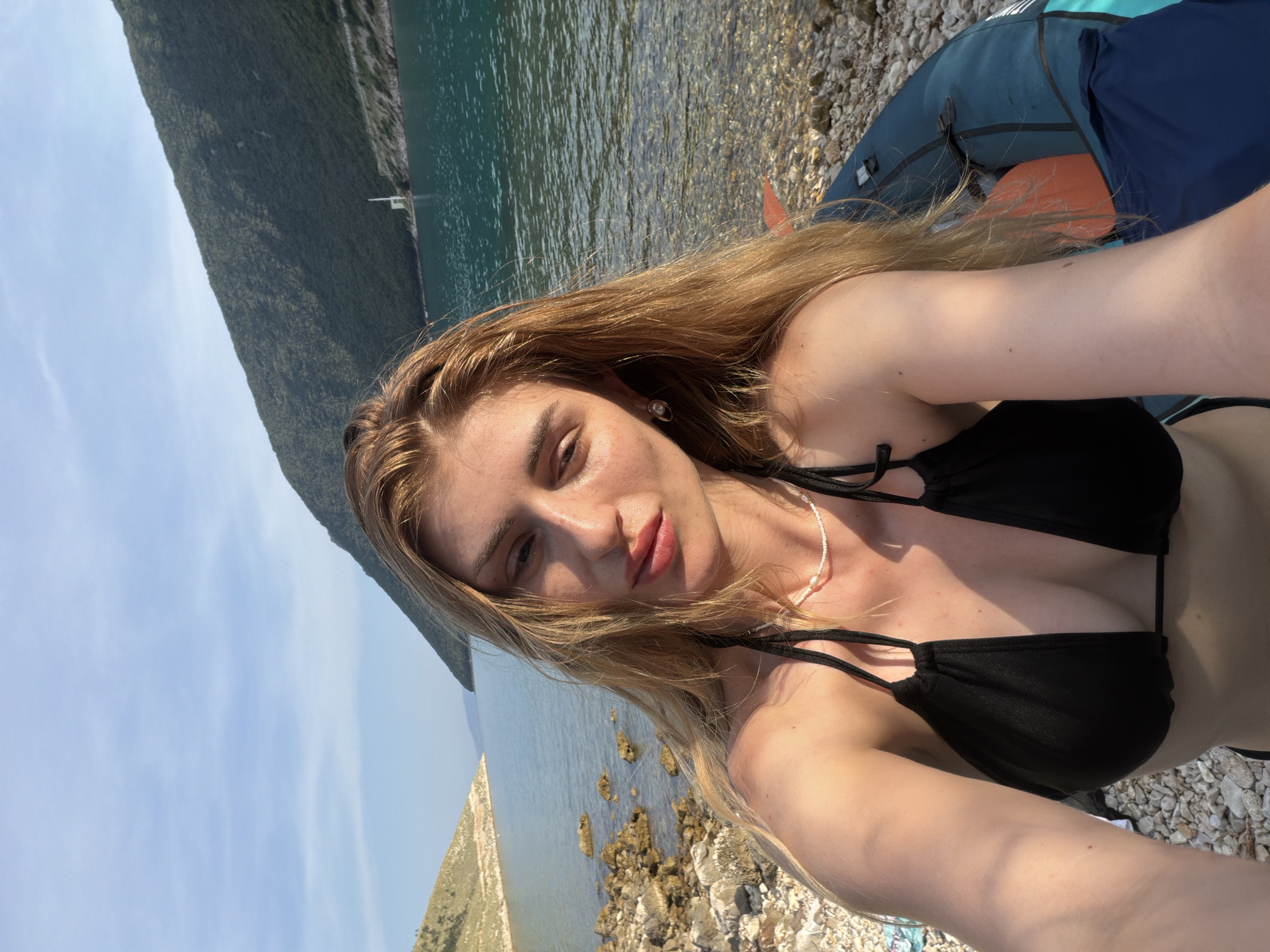 Rocky shore kayak stop, then golden hour at the marina