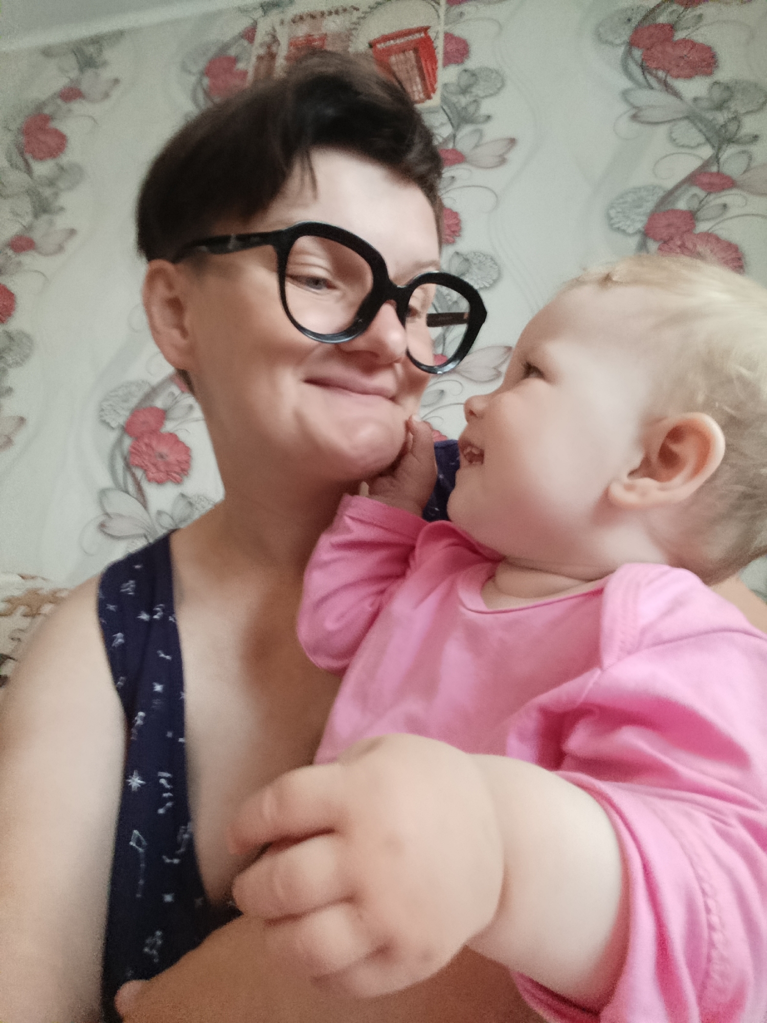 Quiet moment with a baby in Фоки, Russia
