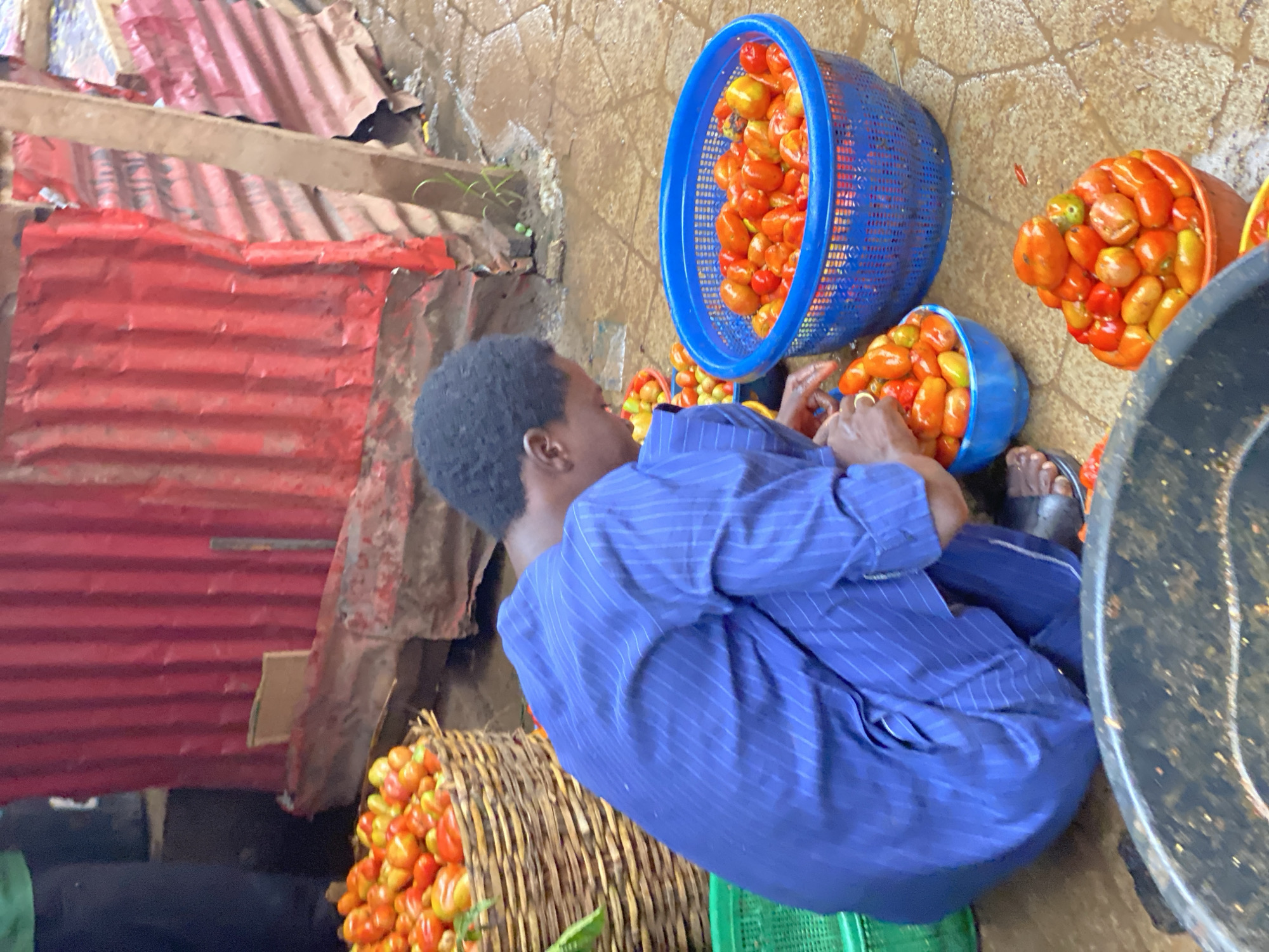 Morning market activity across Kafanchan B, Nigeria