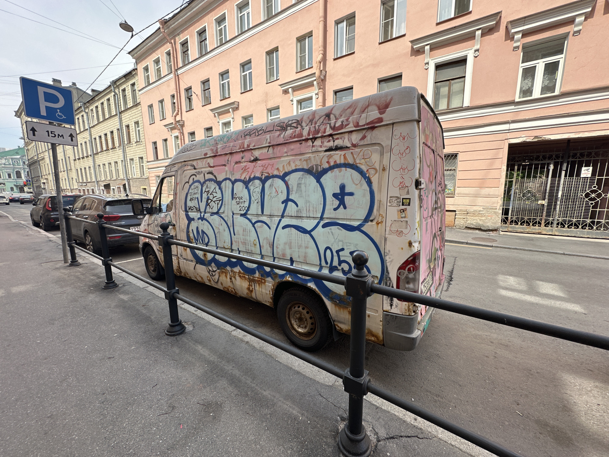 Morning street life documented across Saint Petersburg neighborhoods