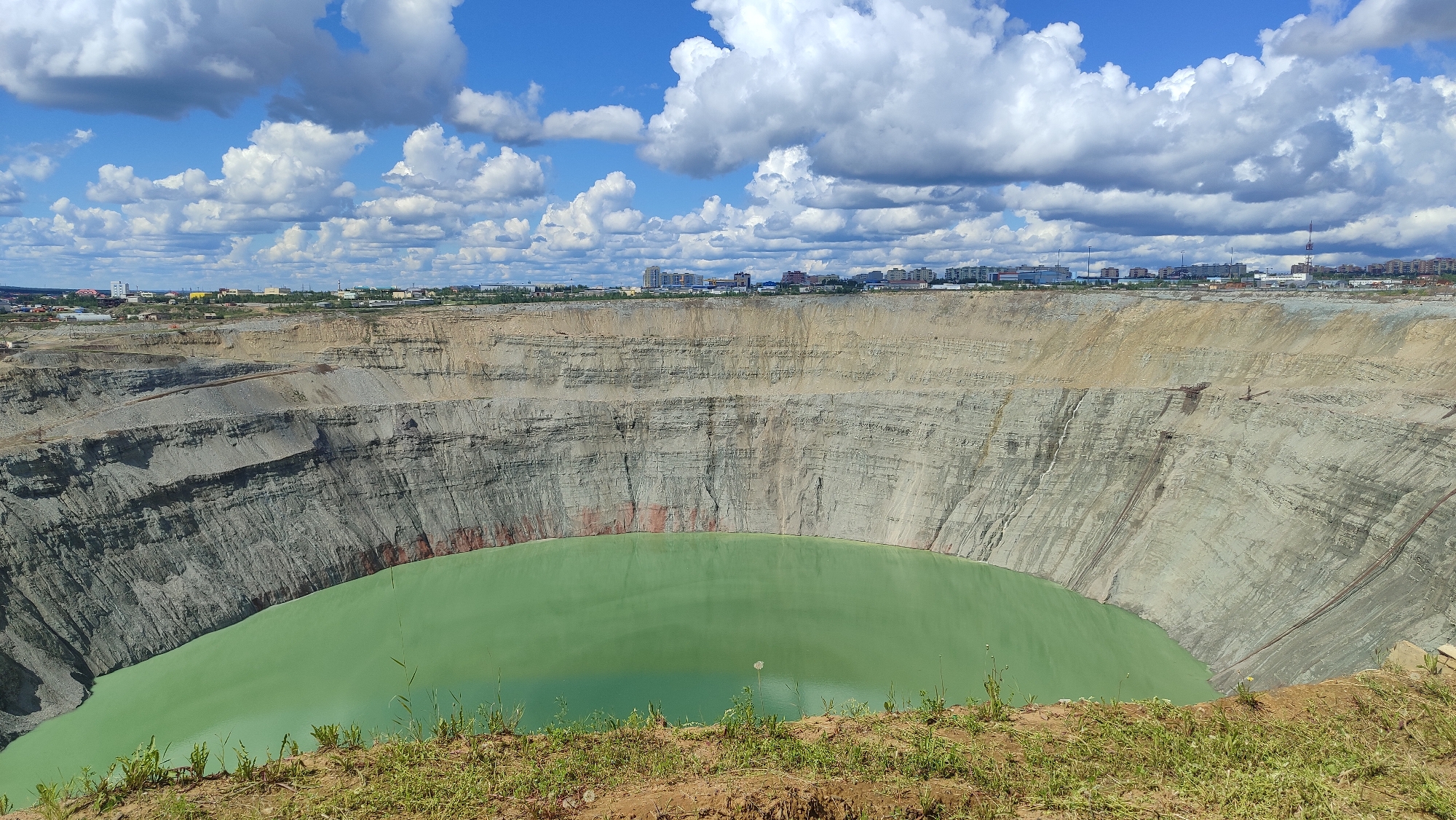 Up close with Mirny's iconic Mir diamond mine