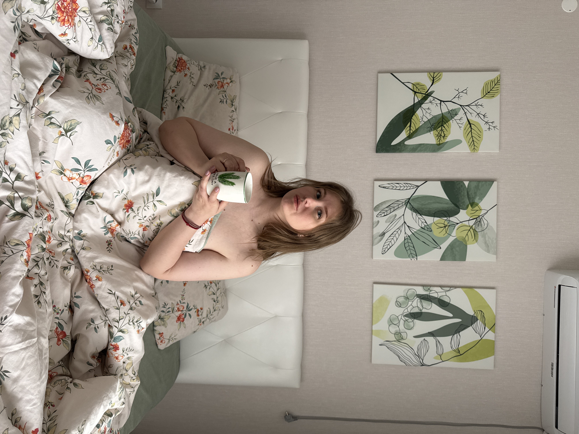 Morning selfie session documented across Perm apartment locations