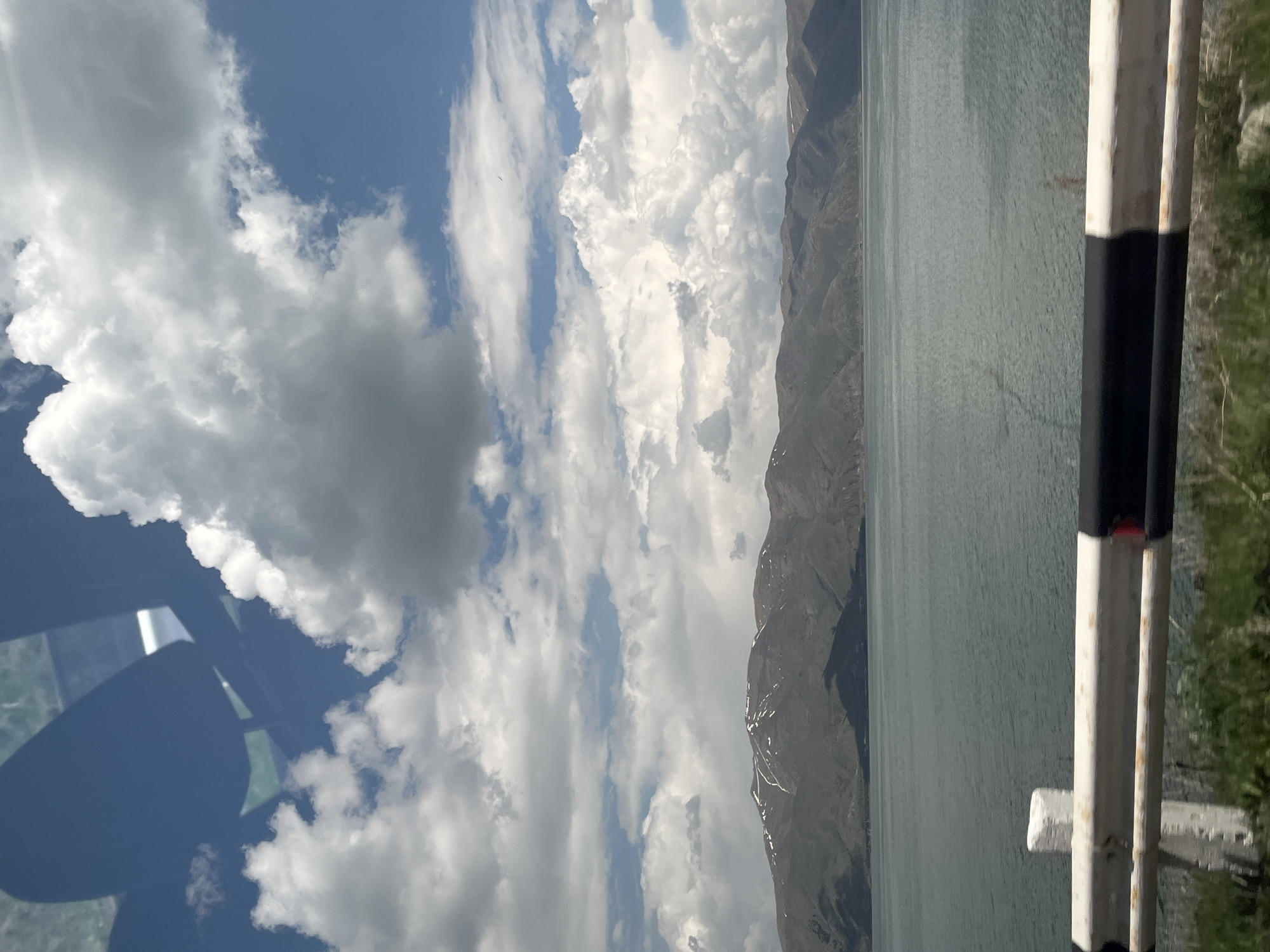 Calm Lake and Mountain View Captured at Tsamakaberd