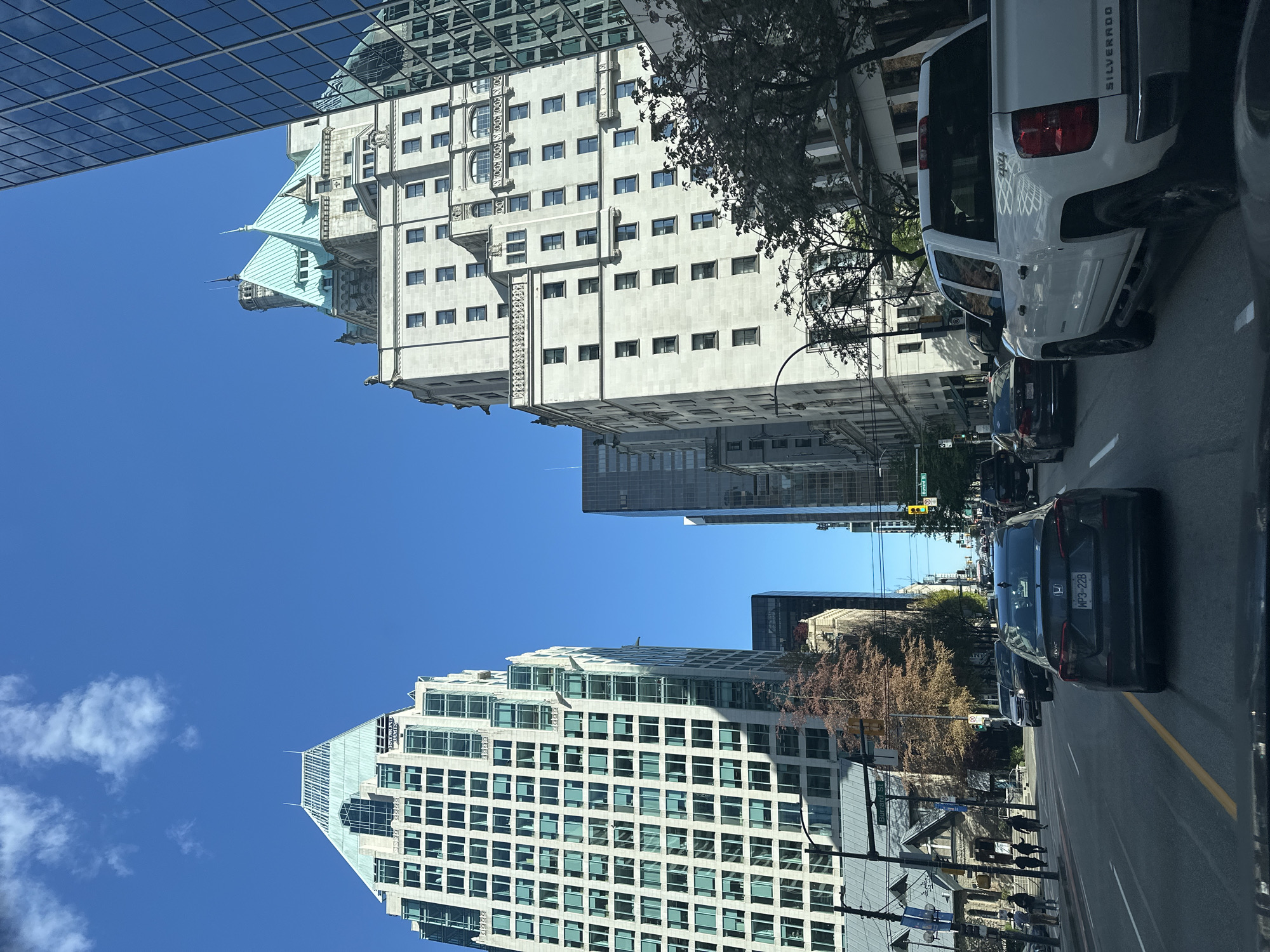 Downtown Vancouver street scenes documented along West Georgia corridor