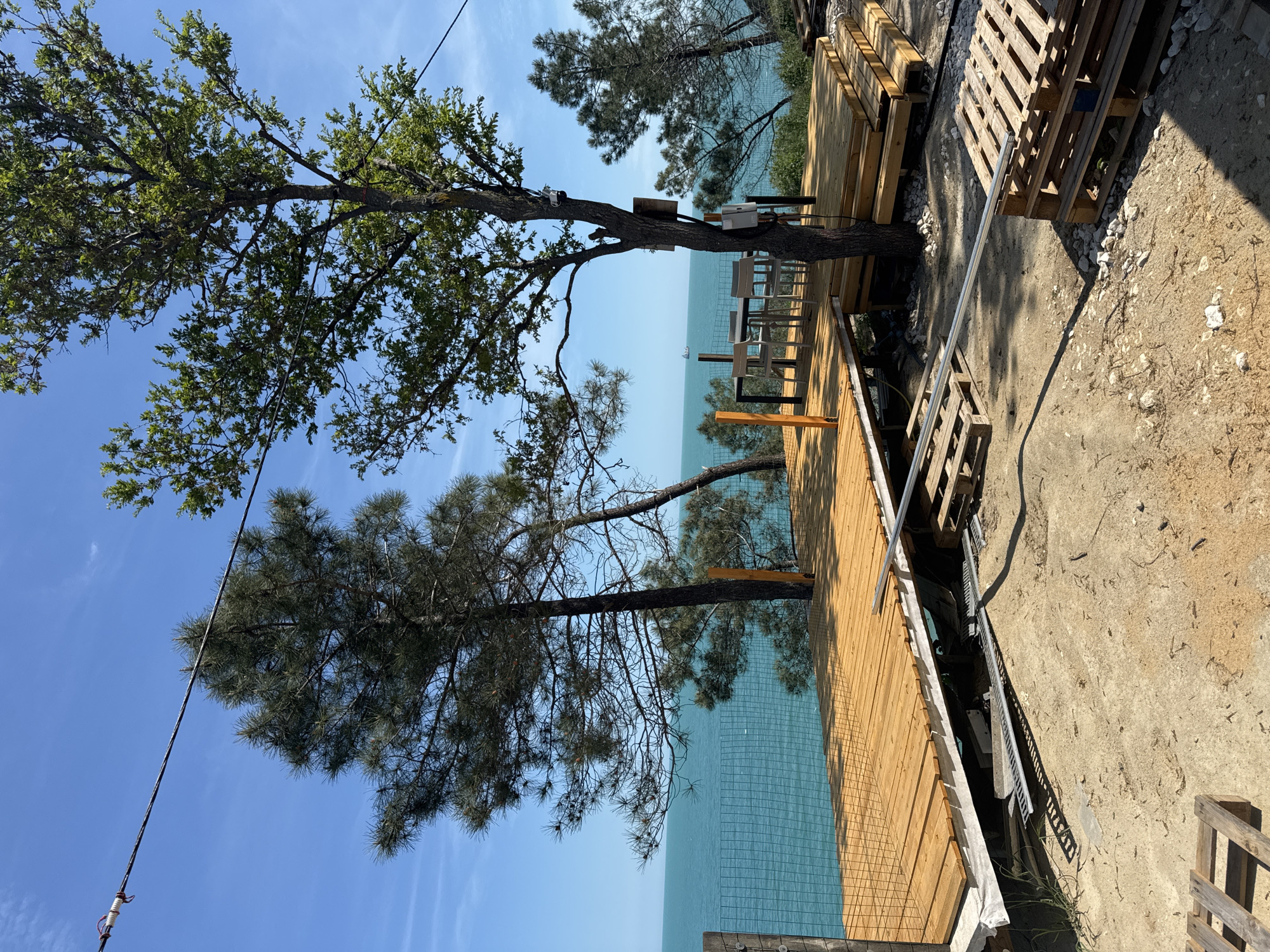 Coastal deck construction and seaside views documented in Varna