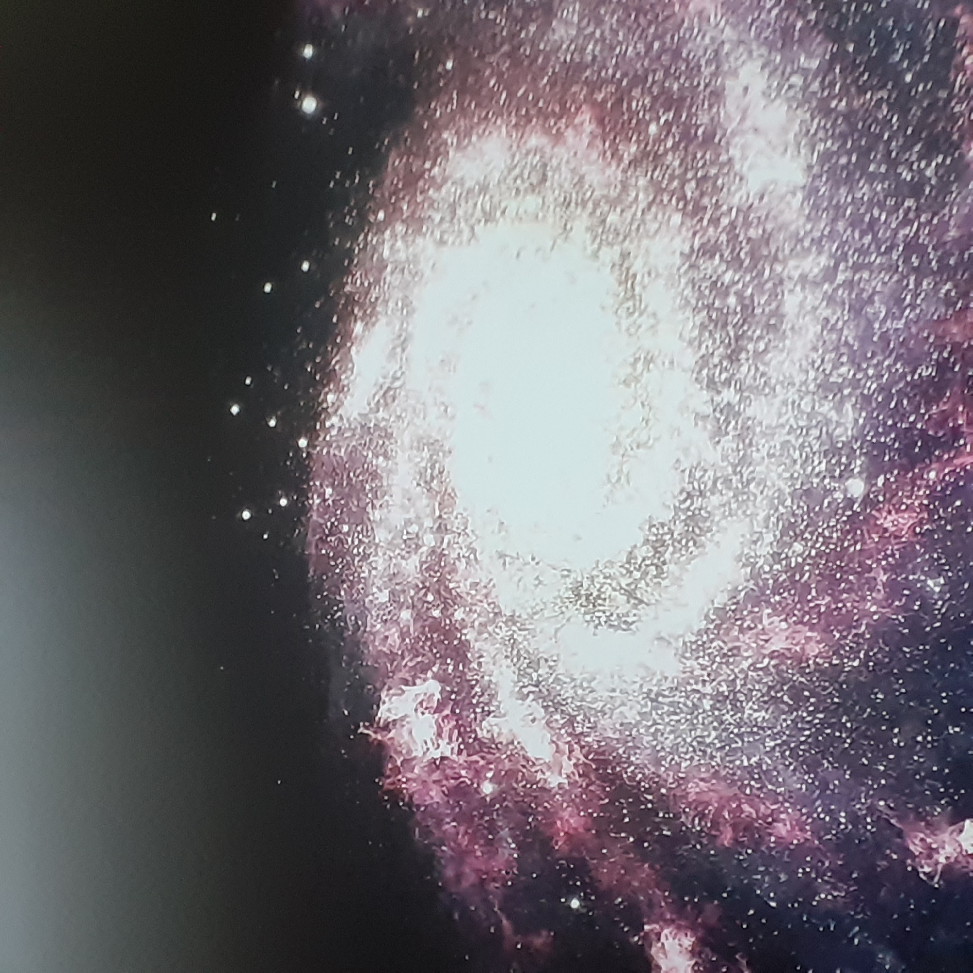 Galaxy photo and shooting target documented in Sofia