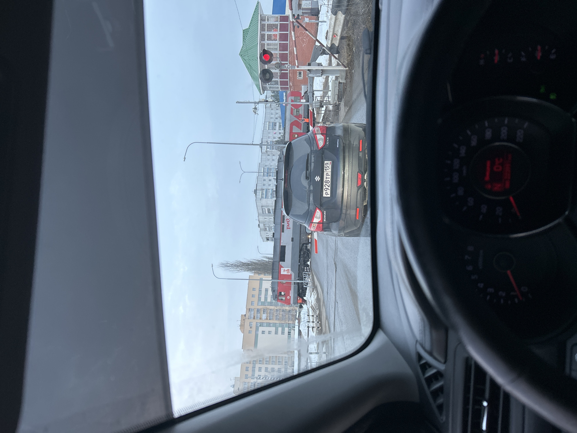 Early morning daily life scenes captured in Chaikovsky, Russia