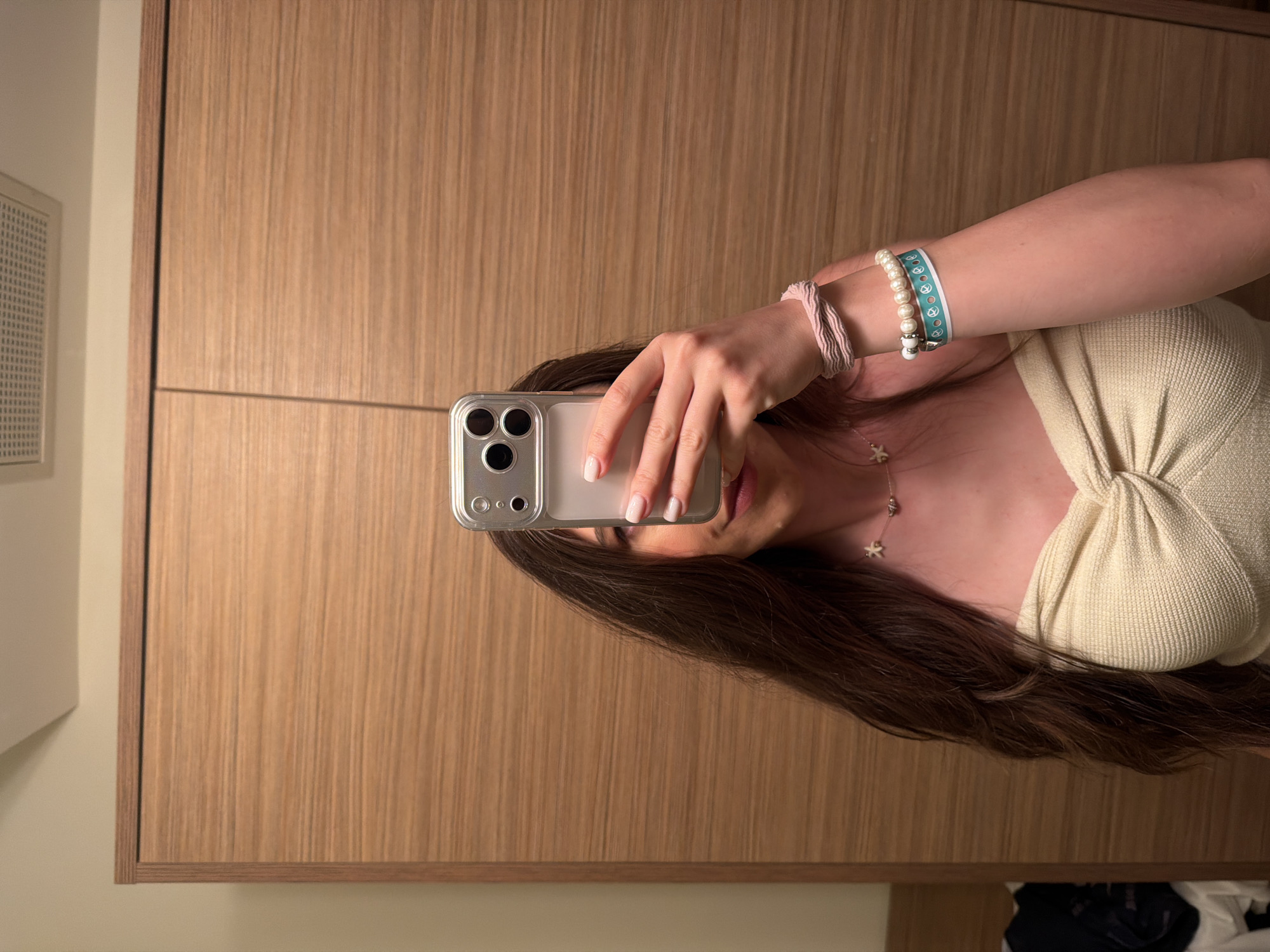 Selfie session in Primorsko hotel rooms and elevator
