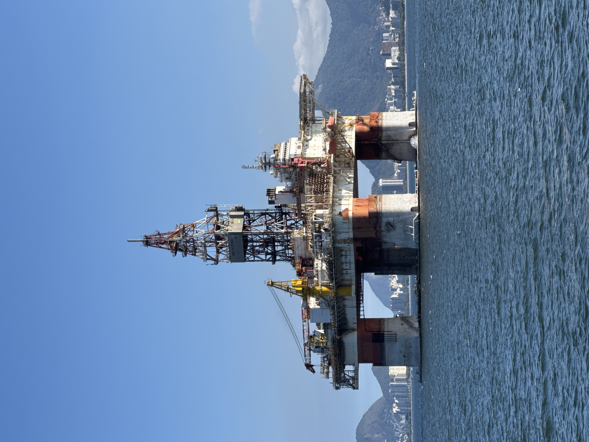 SSV Victoria anchored in Guanabara Bay, Niterói