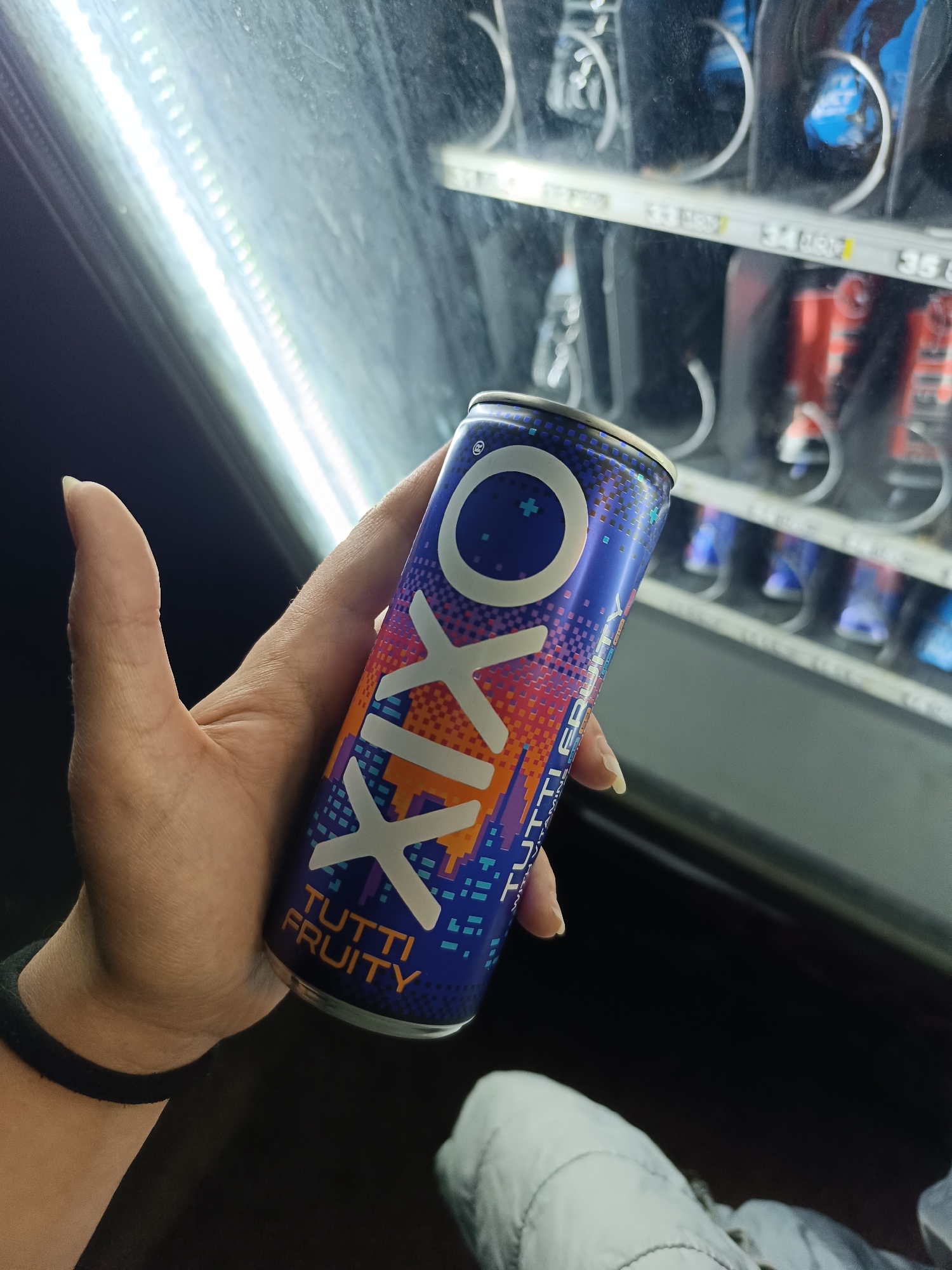 Energy drink purchase captured at Pleven vending machine