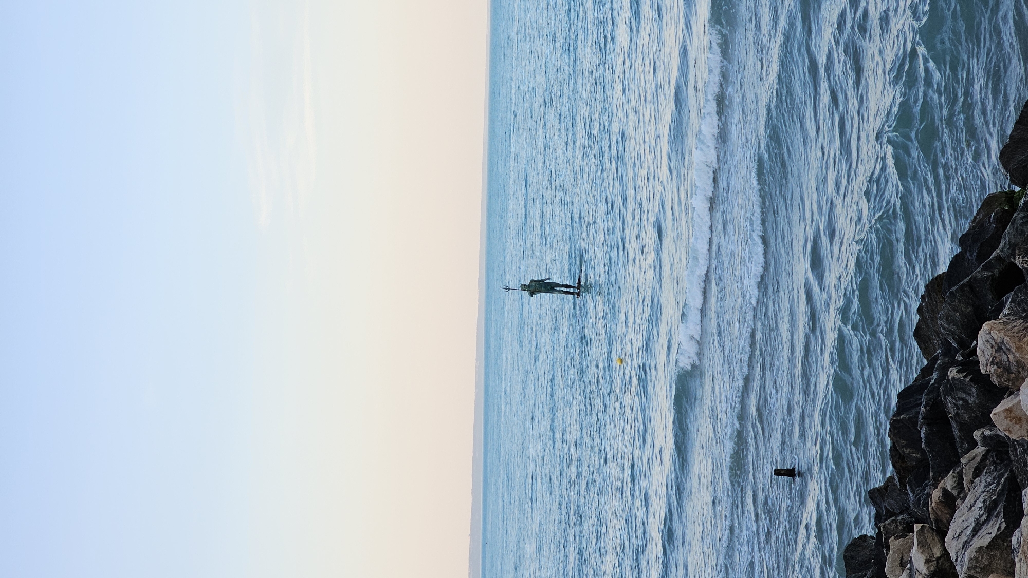 Witness Documents Varna Coastline Landmarks During Evening Hours