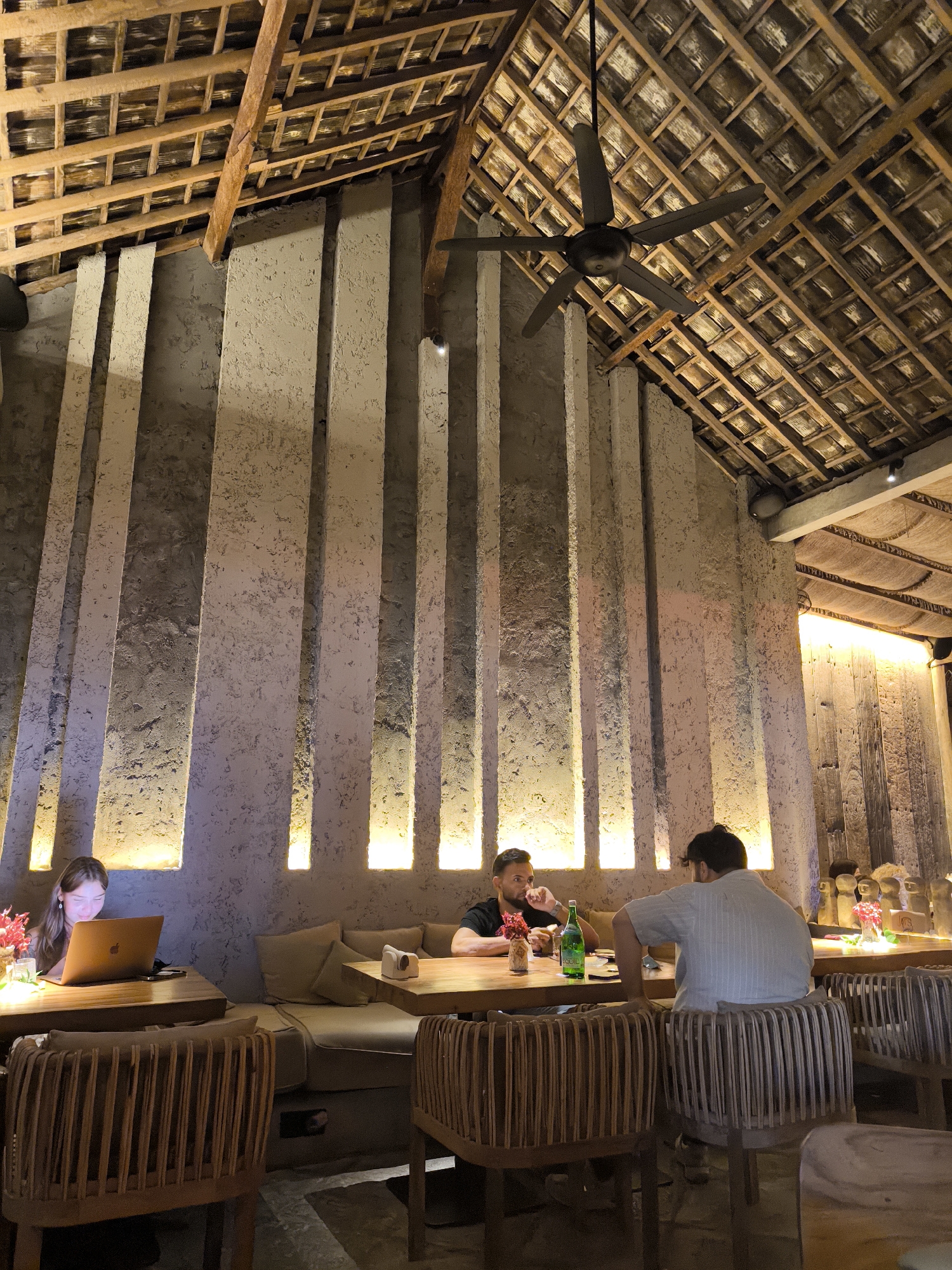 Diner visits cozy restaurant in North Kuta, Indonesia
