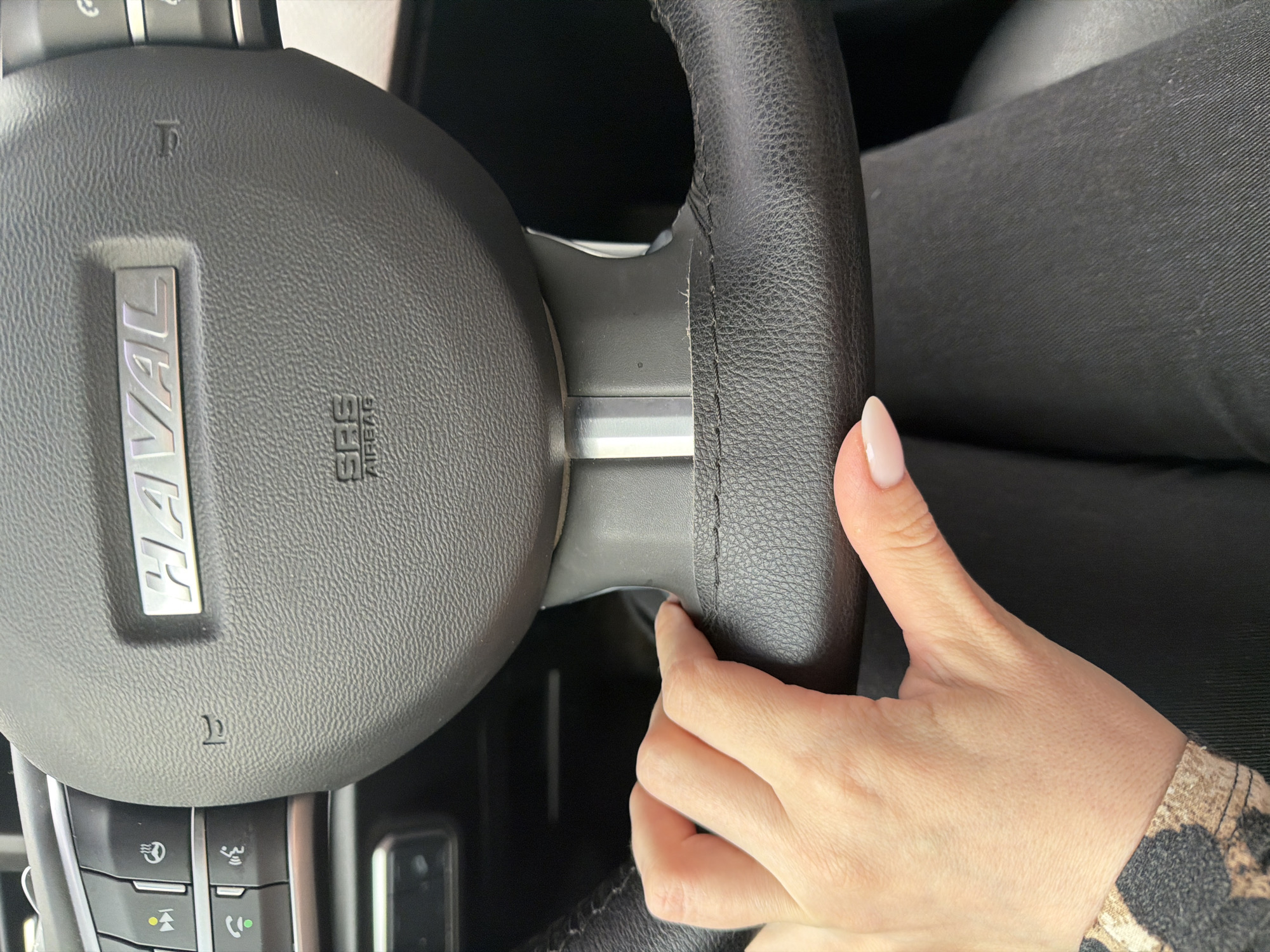 Haval car interior documented by witness in Izhevsk
