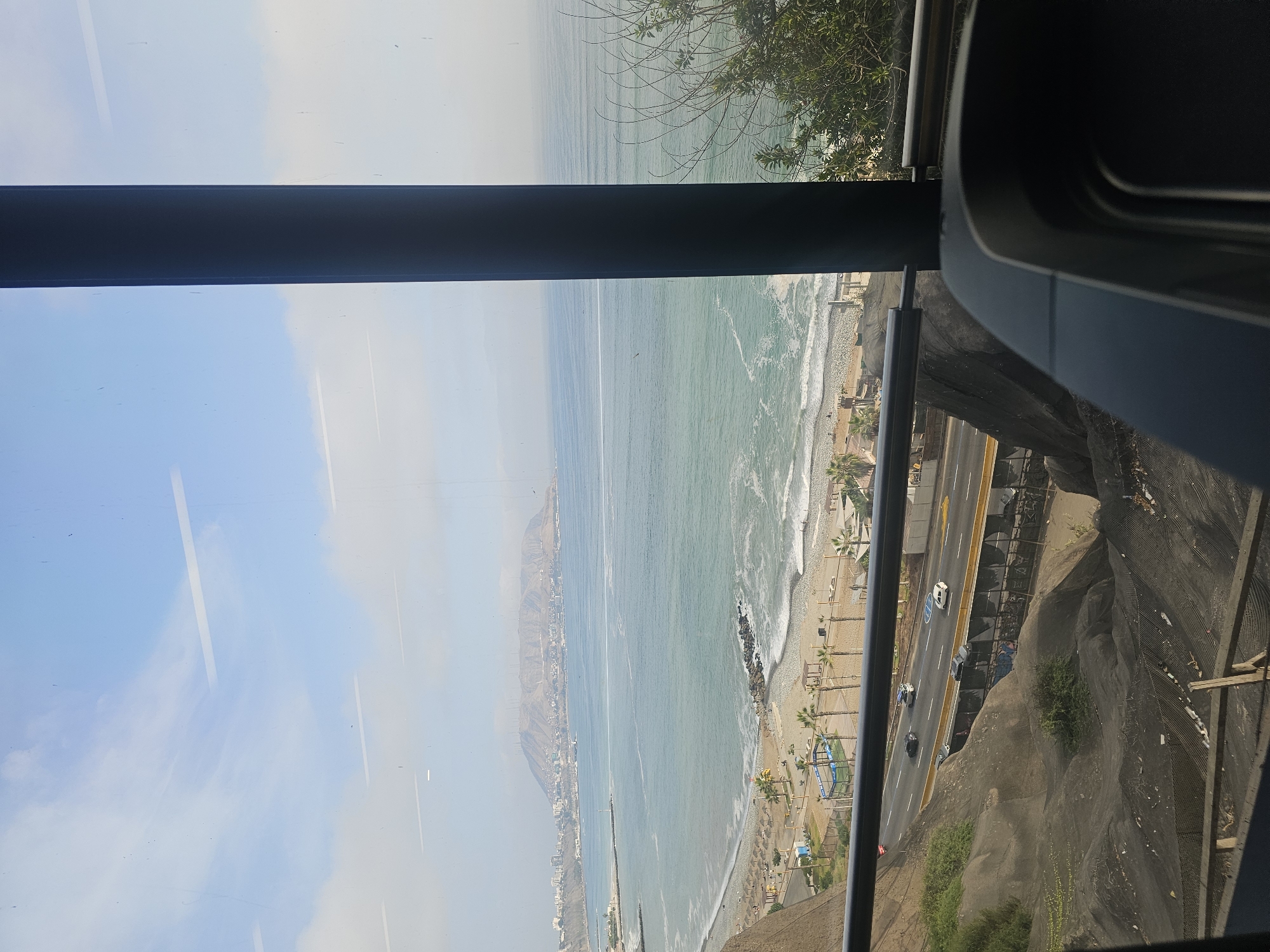 Evening coastal views captured from indoor locations in Miraflores