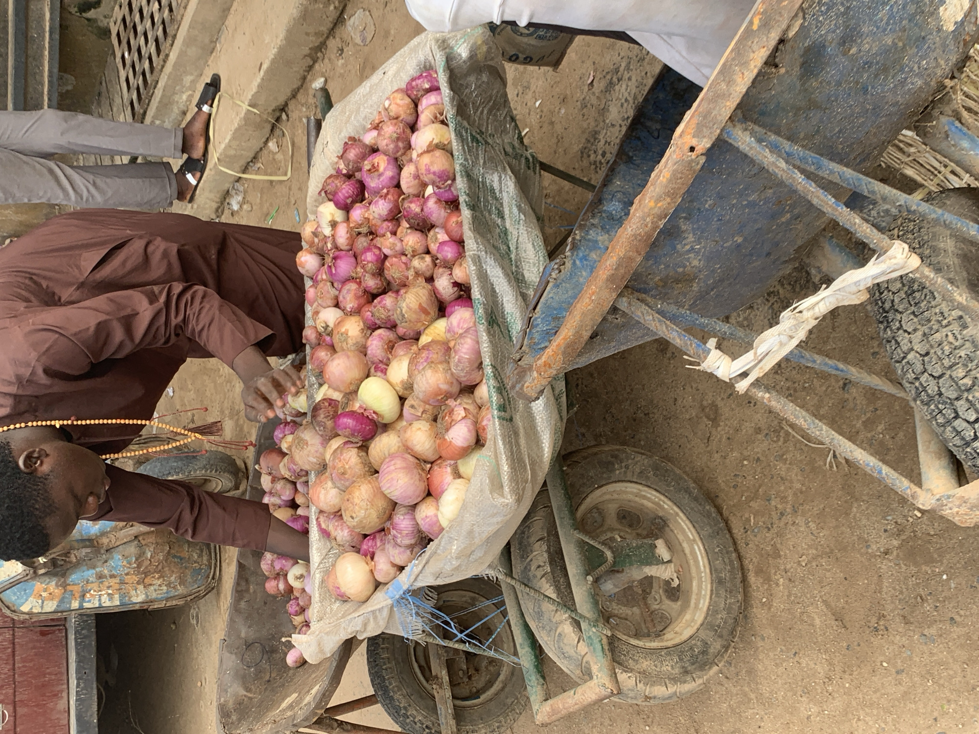 Morning street life documented in Shagamu, Nigeria